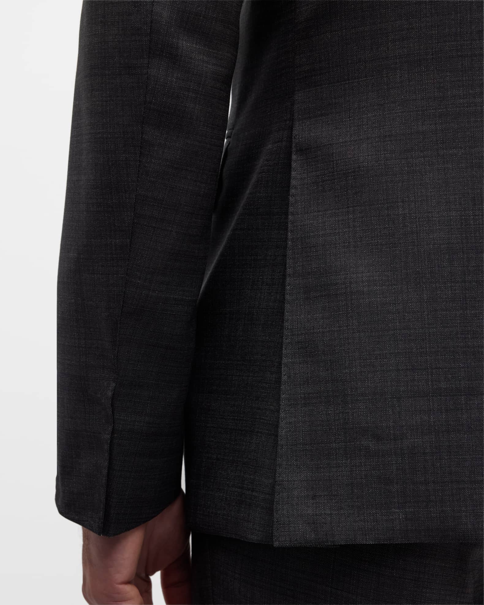 Canali Men's Solid Wool Tic Suit | Neiman Marcus