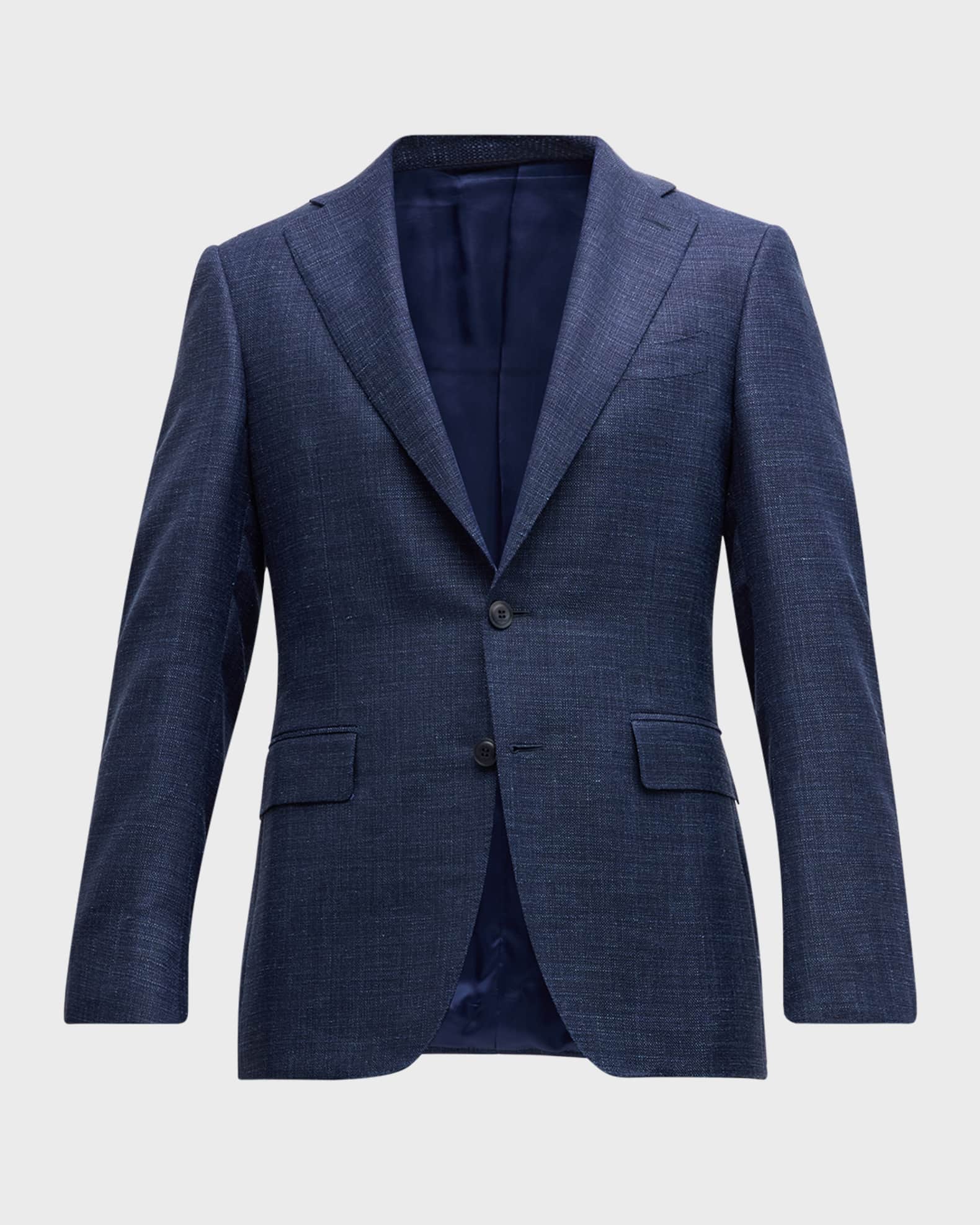 Canali blue blazer deals