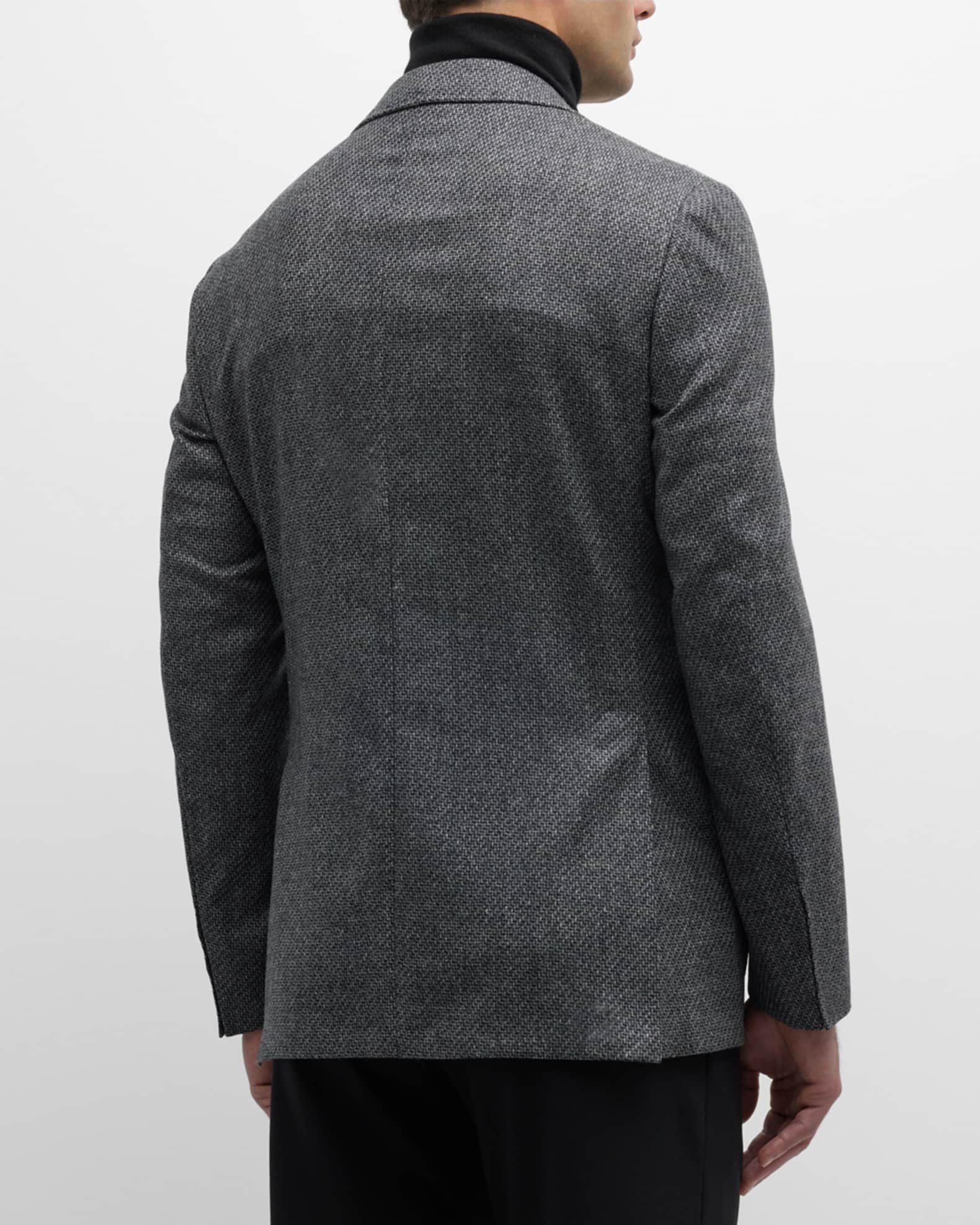 Canali Men's Wool Step-Weave Sport Coat | Neiman Marcus