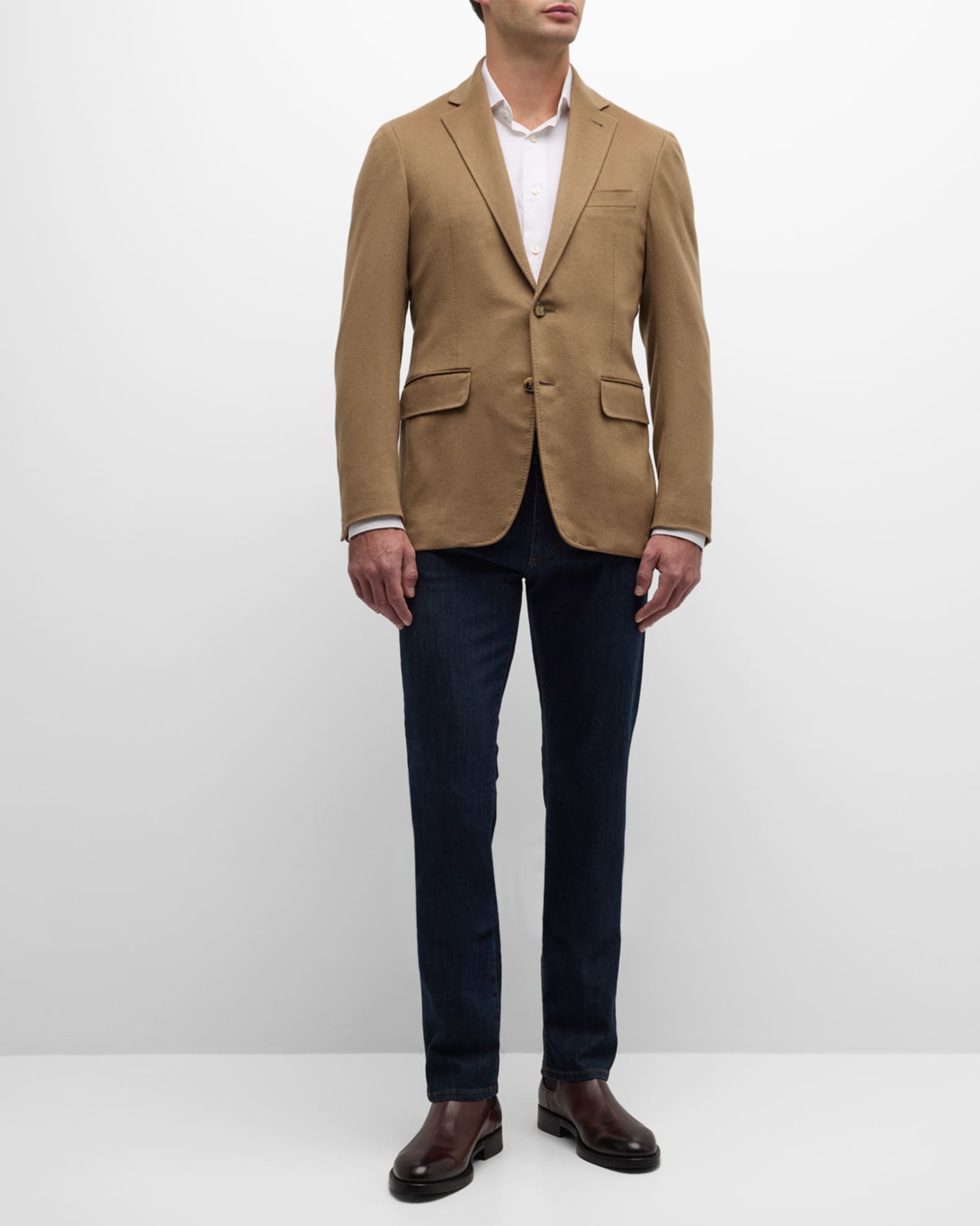 Men s Solid Cashmere Blazer