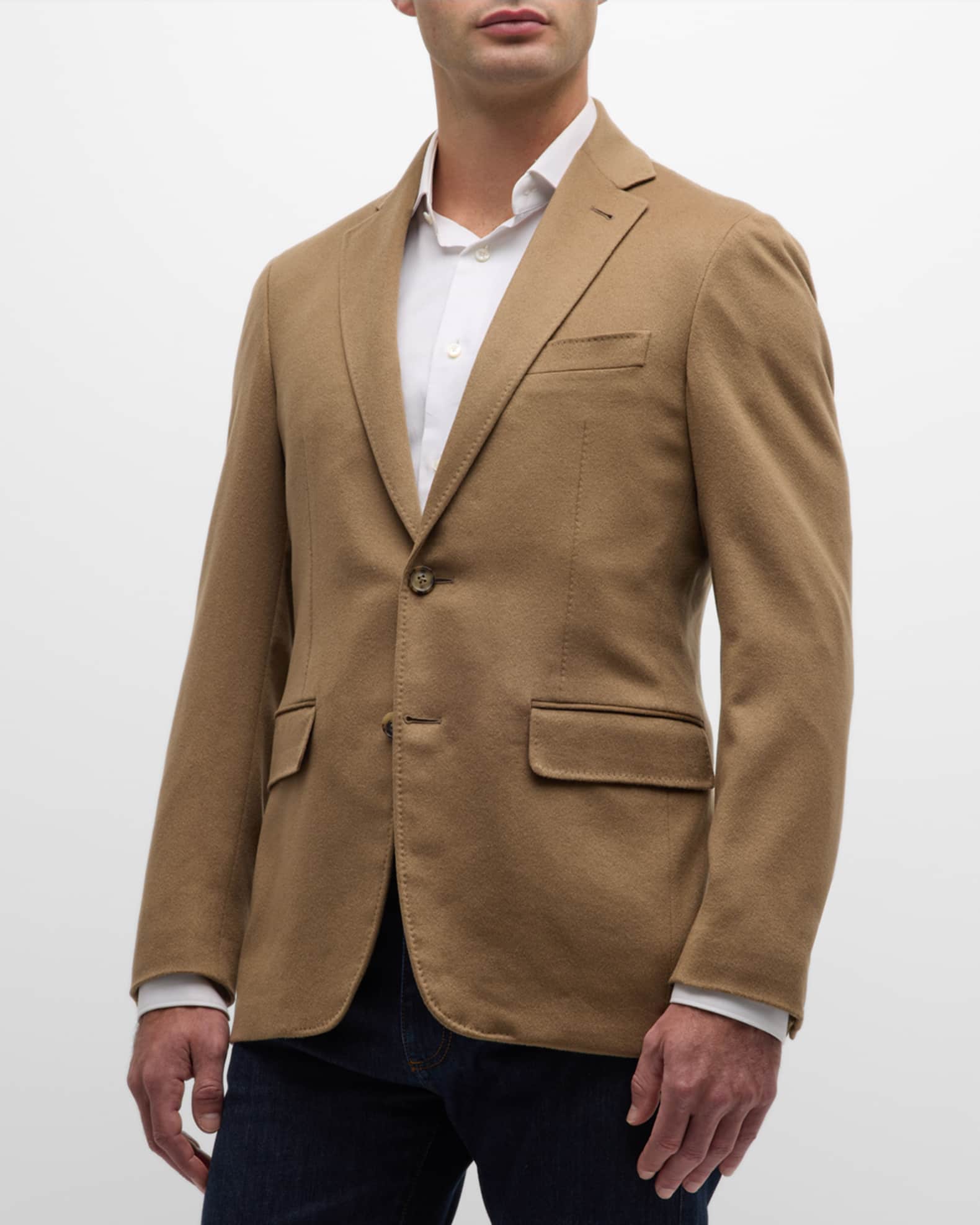 Men's cashmere blazers hot sale