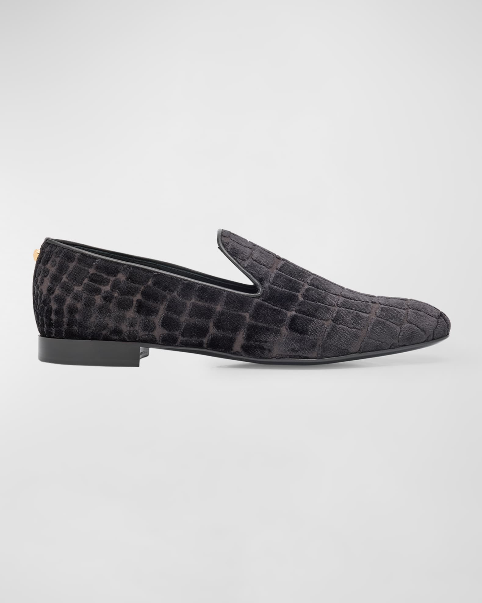 Men's Croc-Stamped Loafers