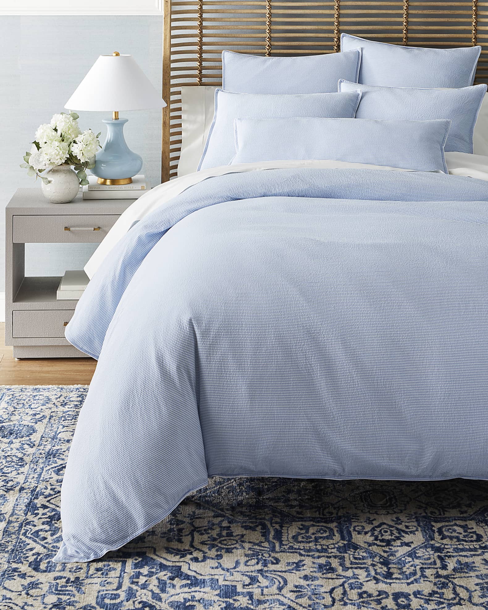 Seersucker pillow shams on sale