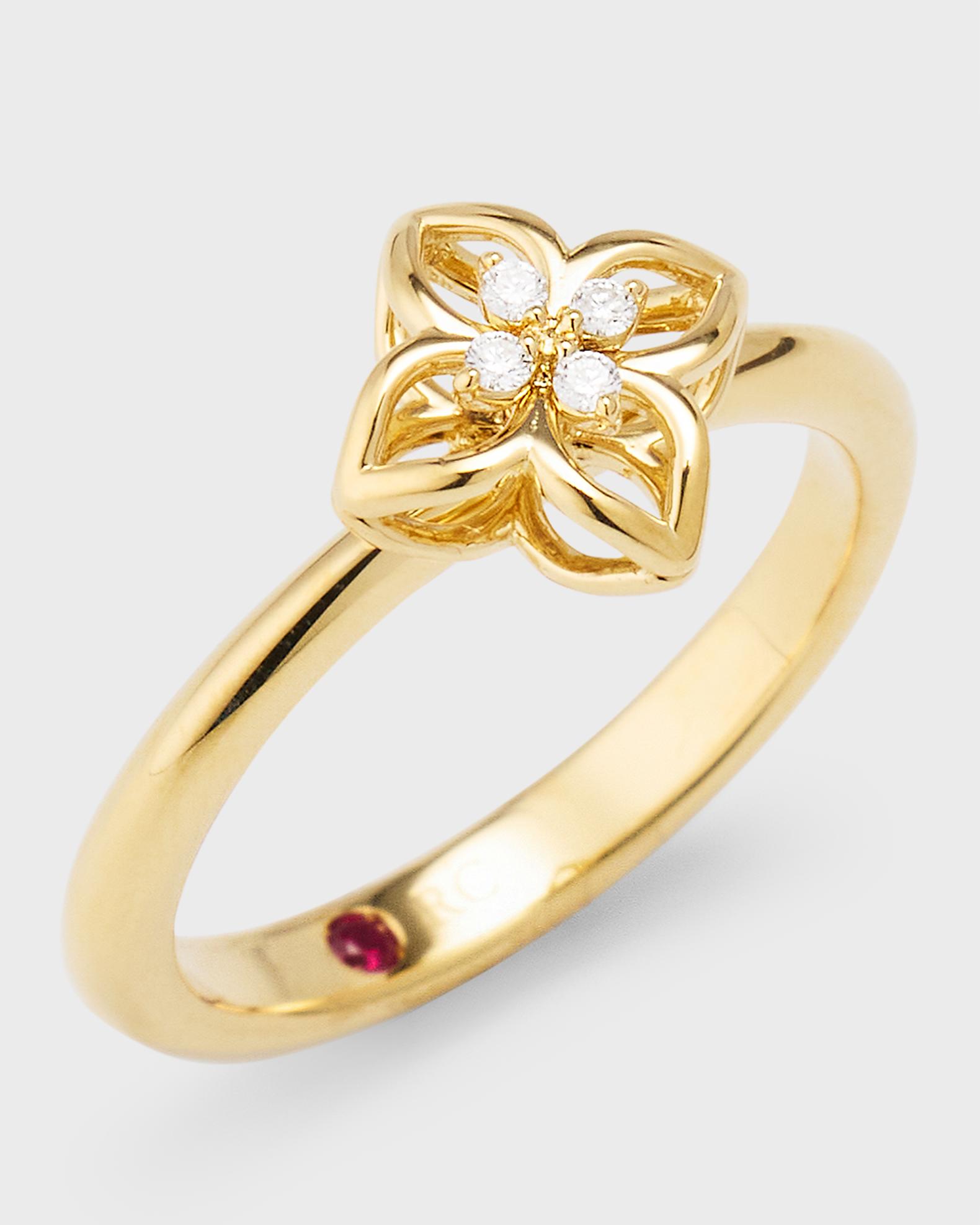 Roberto Coin 18K Petite Venetian Princess Ring, Size 8 | Neiman Marcus