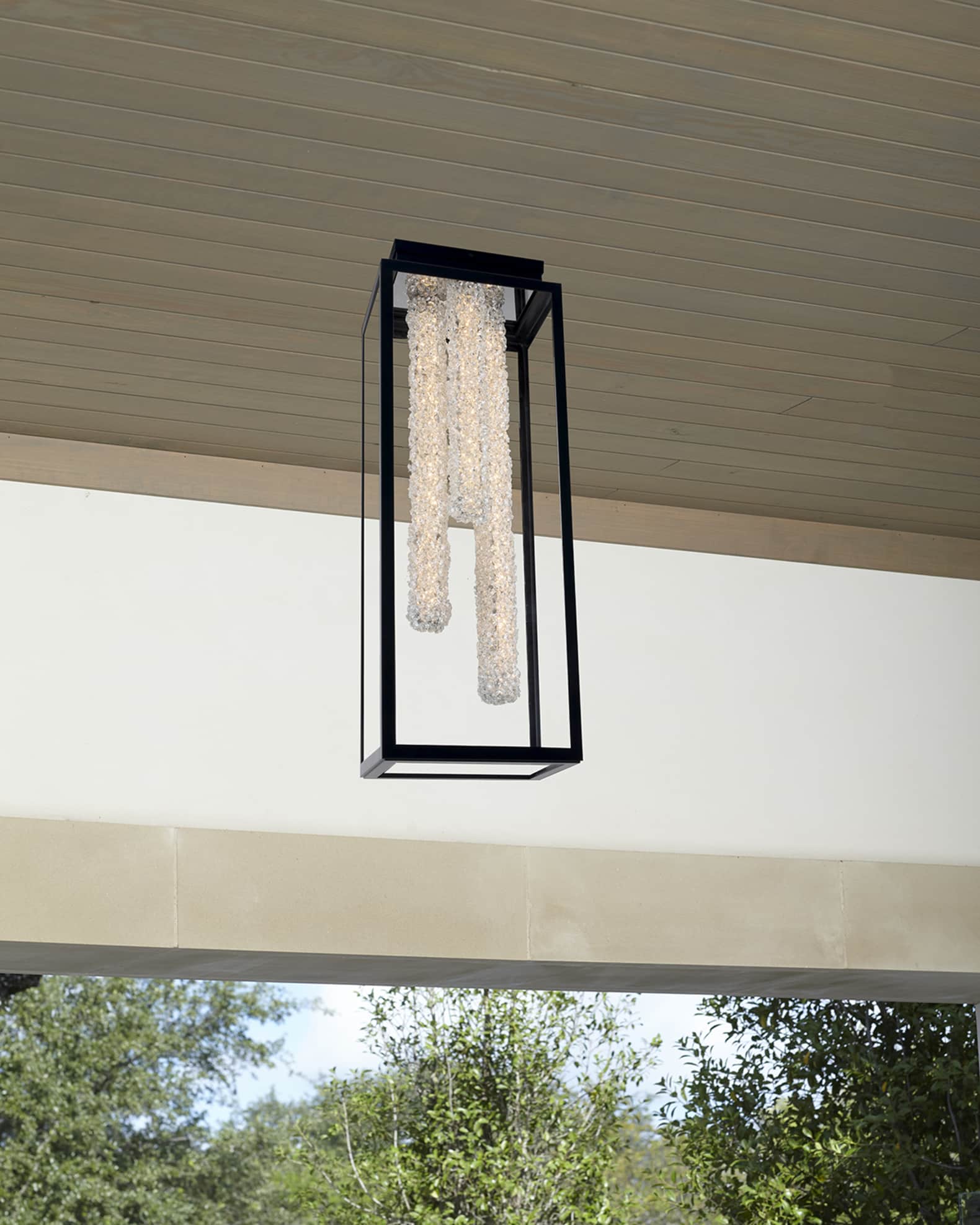 Lina LED Outdoor Flush Mount  0