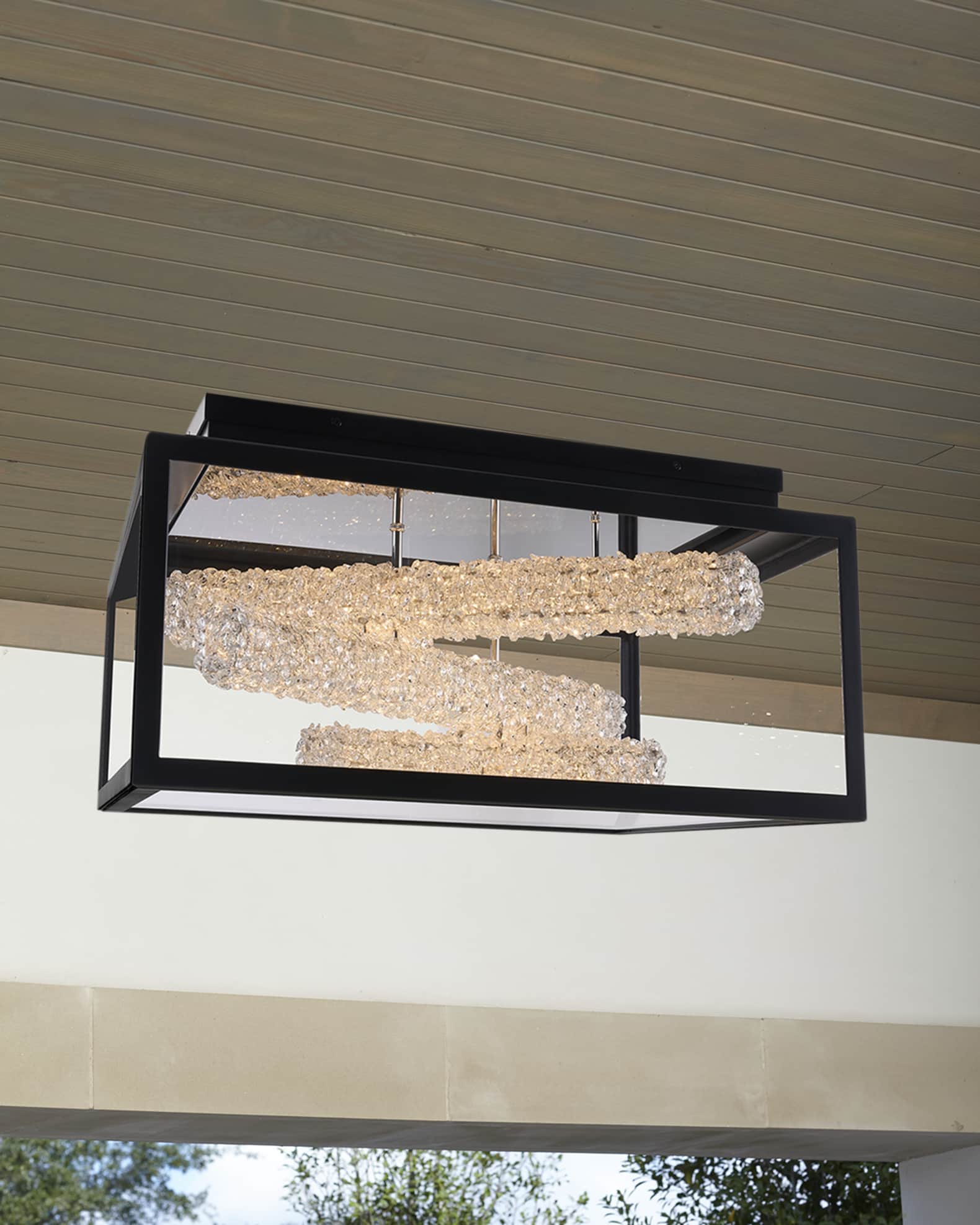 Lina Sticks LED Outdoor Flush Mount  0