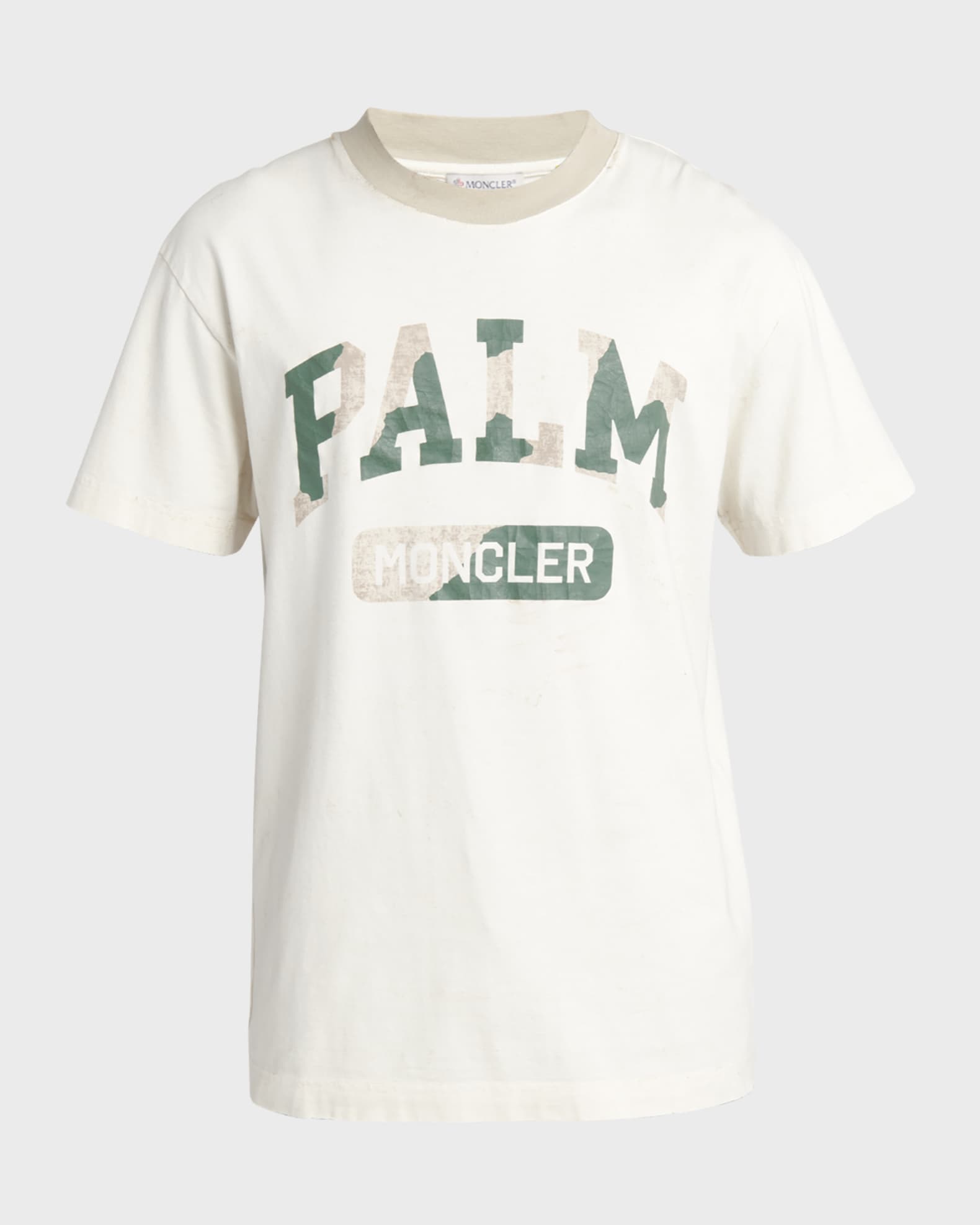 Moncler Genius Men s Moncler x Palm Angels Crew Logo T Shirt