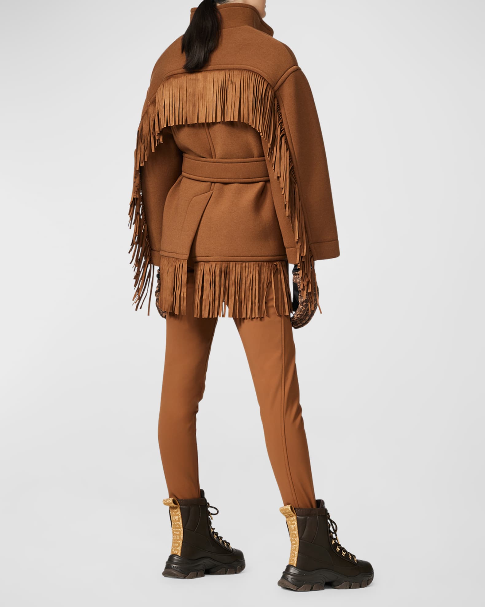 Goldbergh Fringe Western Wrap Jacket | Neiman Marcus