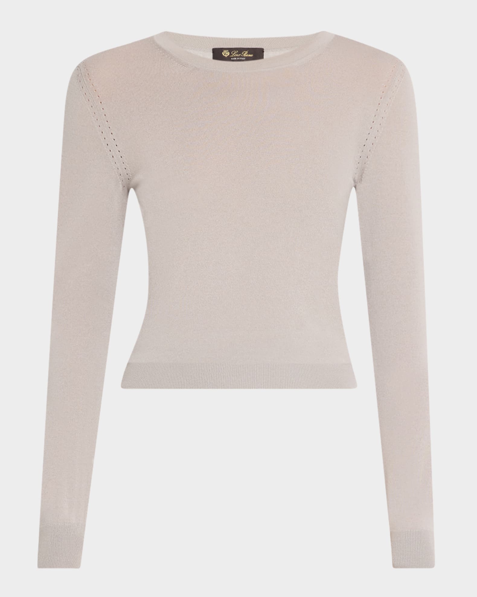 Long-Sleeve Cashmere Sweater 0