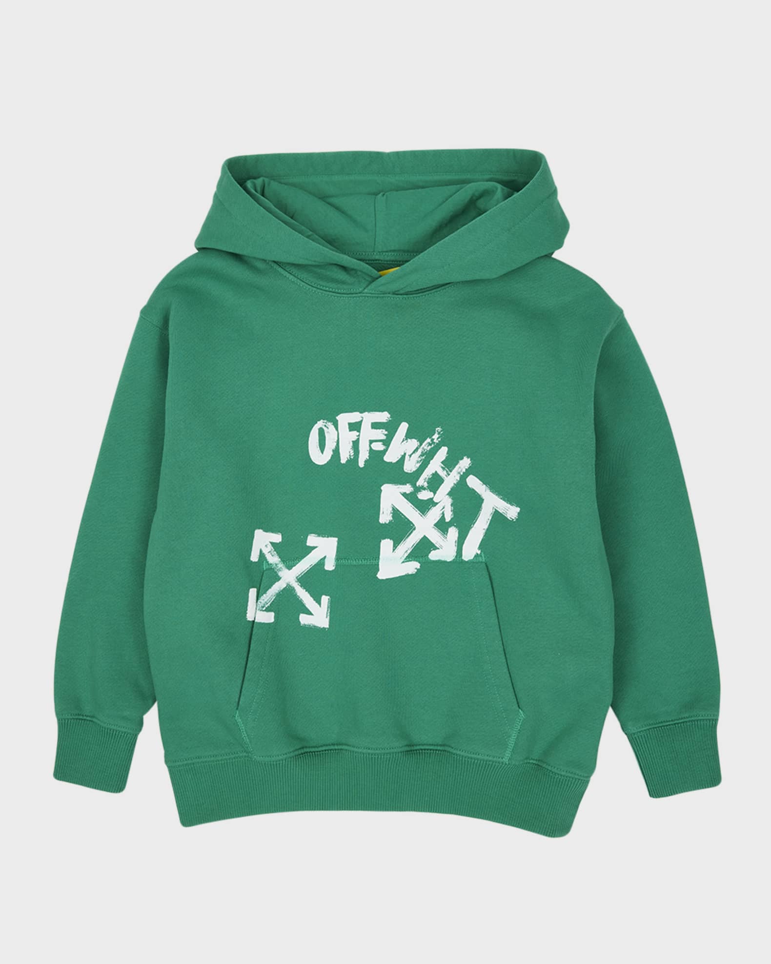 Off-White Boy's Logo-Print Paint Script Graphic Hoodie, Size 4-12 | Neiman  Marcus