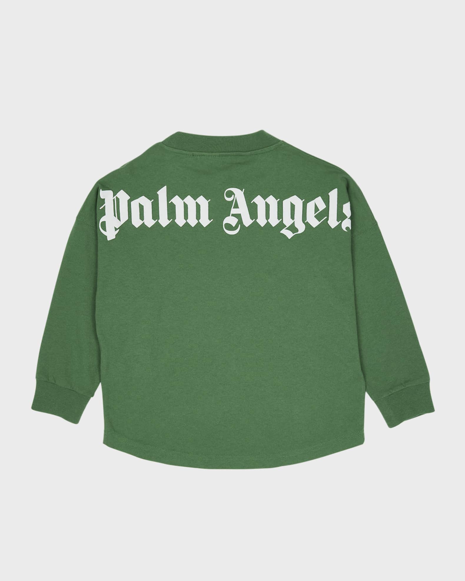 Palm Angels Childrens Boys In T Shirt Offwhite