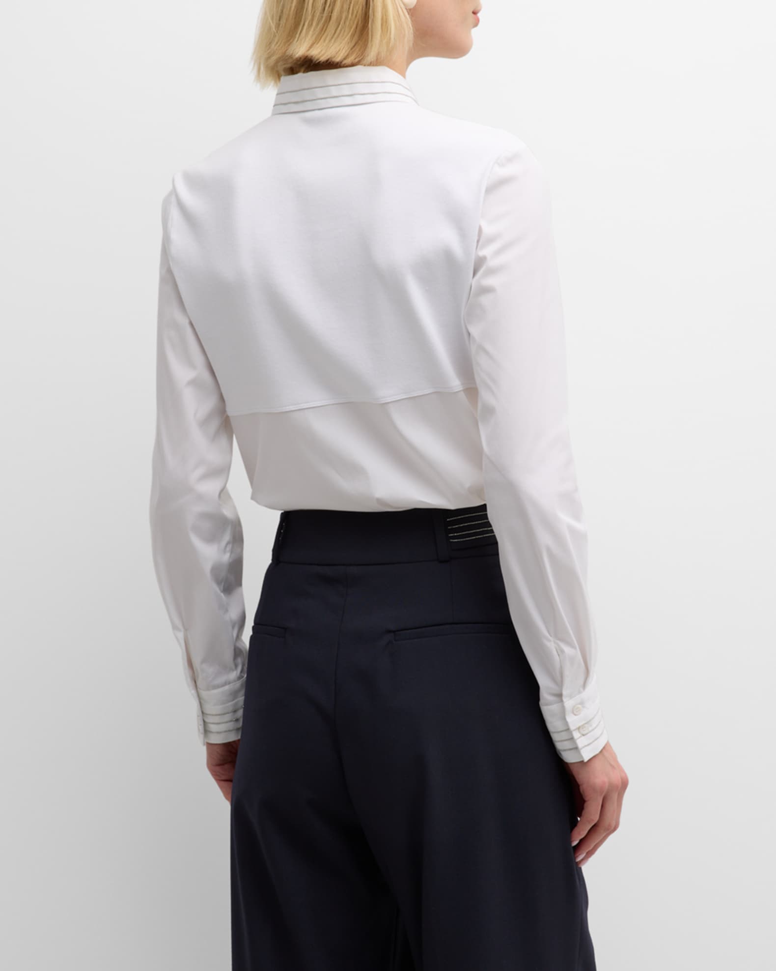La Miel Button Down Poplin Shirt in Midnight main image 0