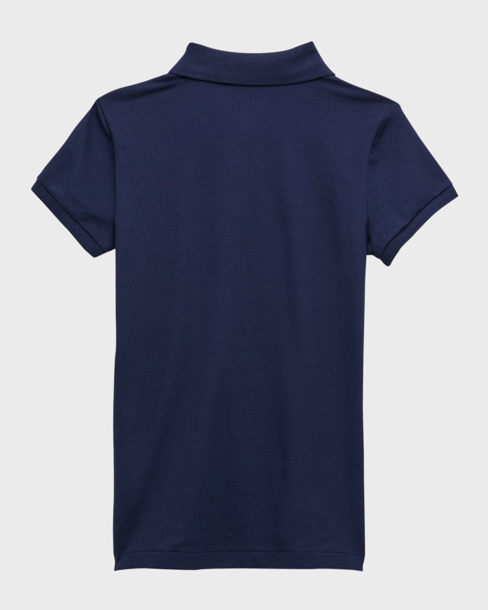 Girl's Short-Sleeve Logo Embroidery Polo Shirt 1