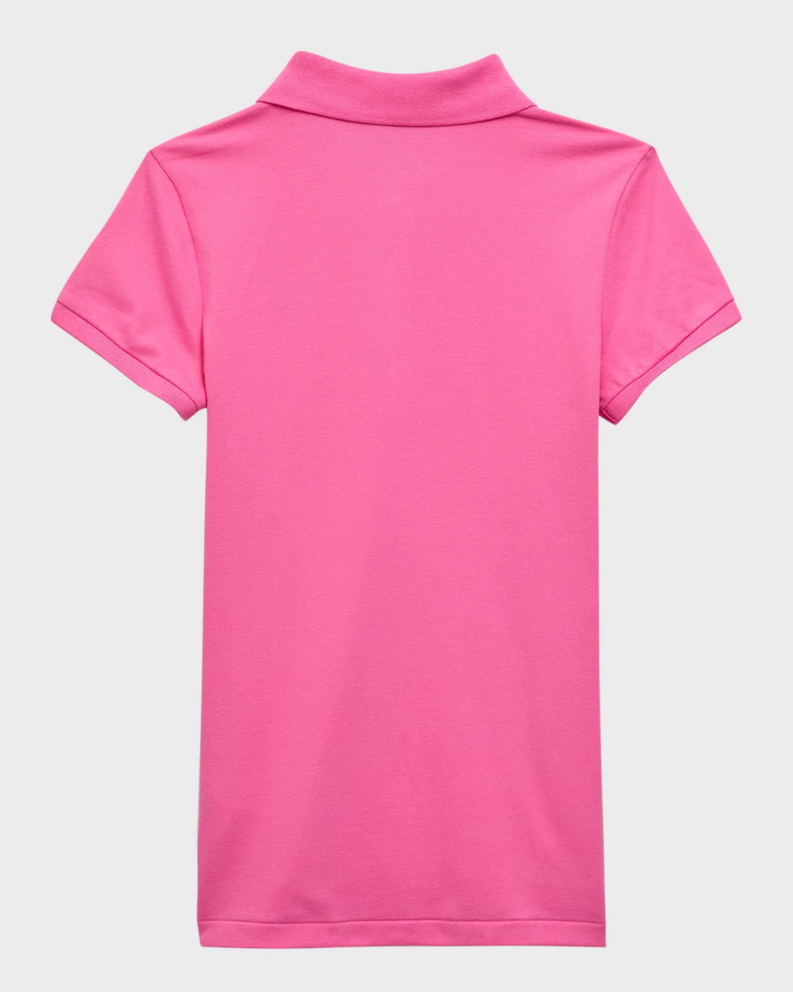 Girl's Short-Sleeve Logo Embroidery Polo Shirt 1