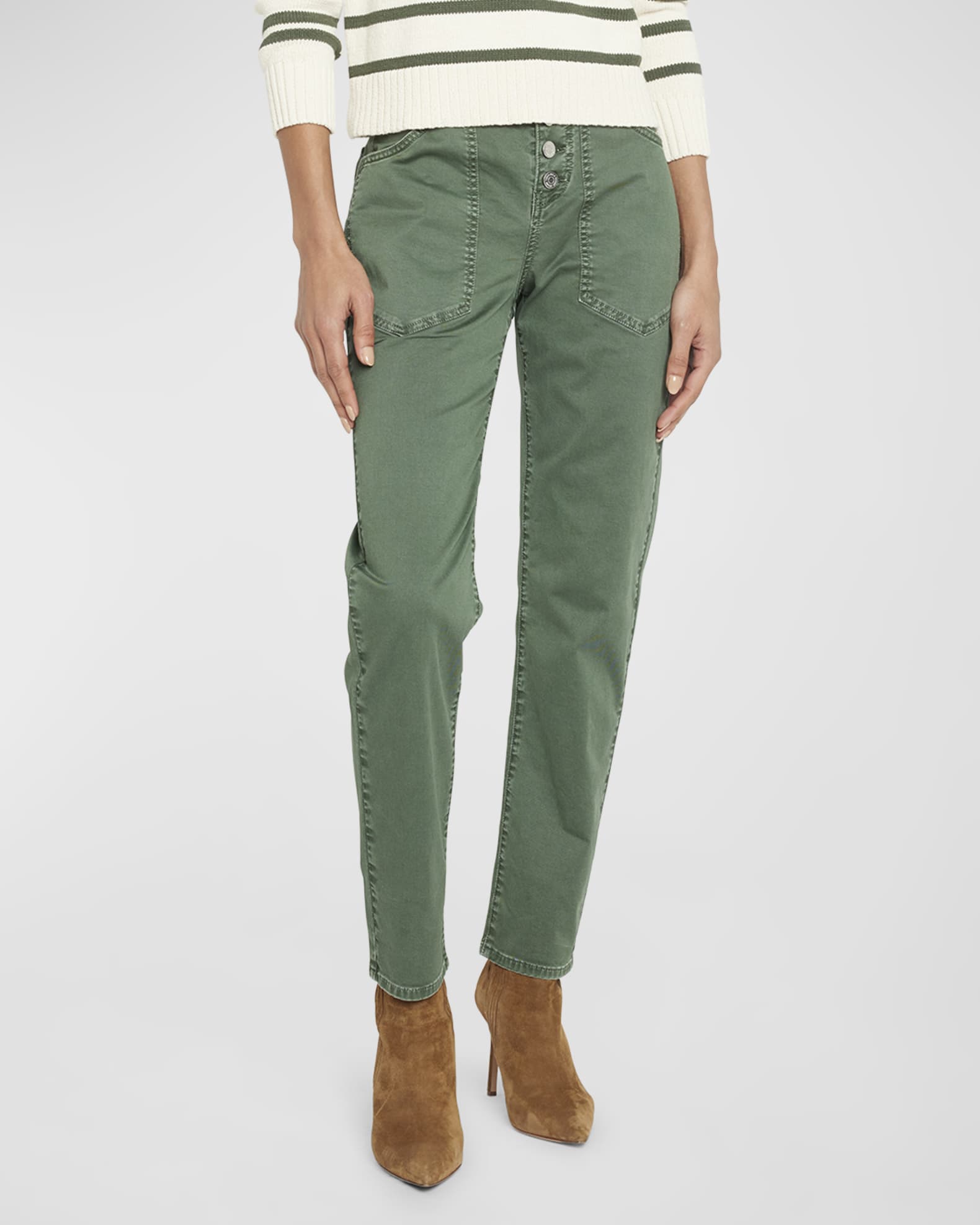 Arya Straight-Leg Cargo Jeans 1