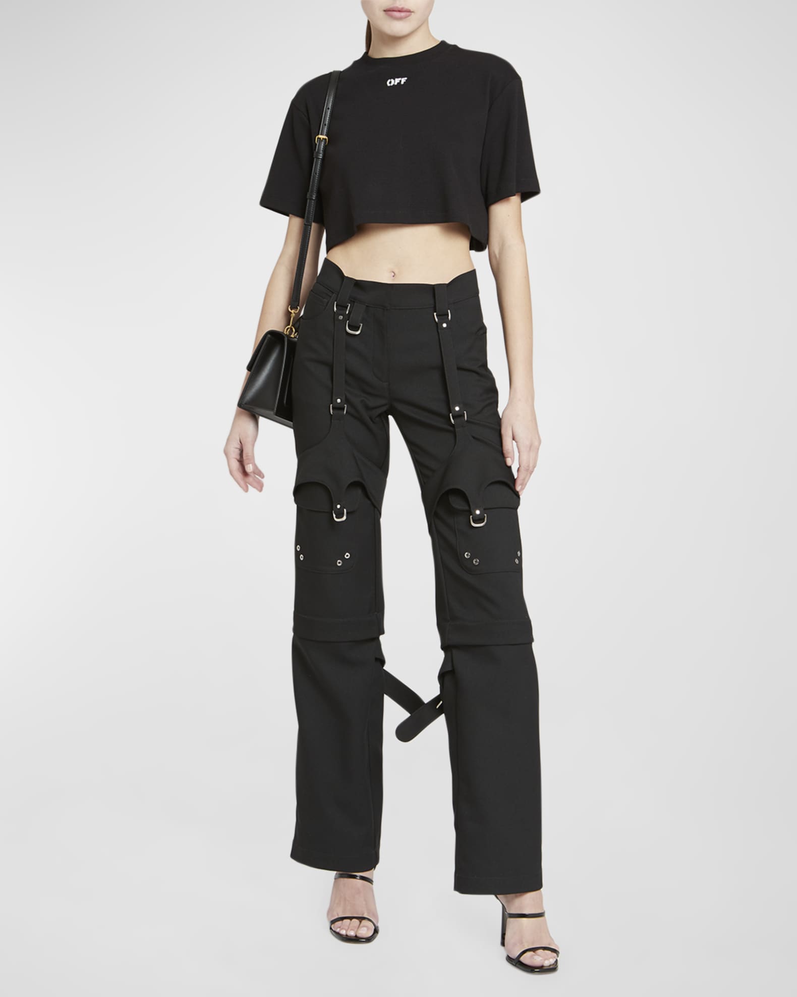 OffWhite StraightLeg Strappy Cargo Pants Neiman Marcus