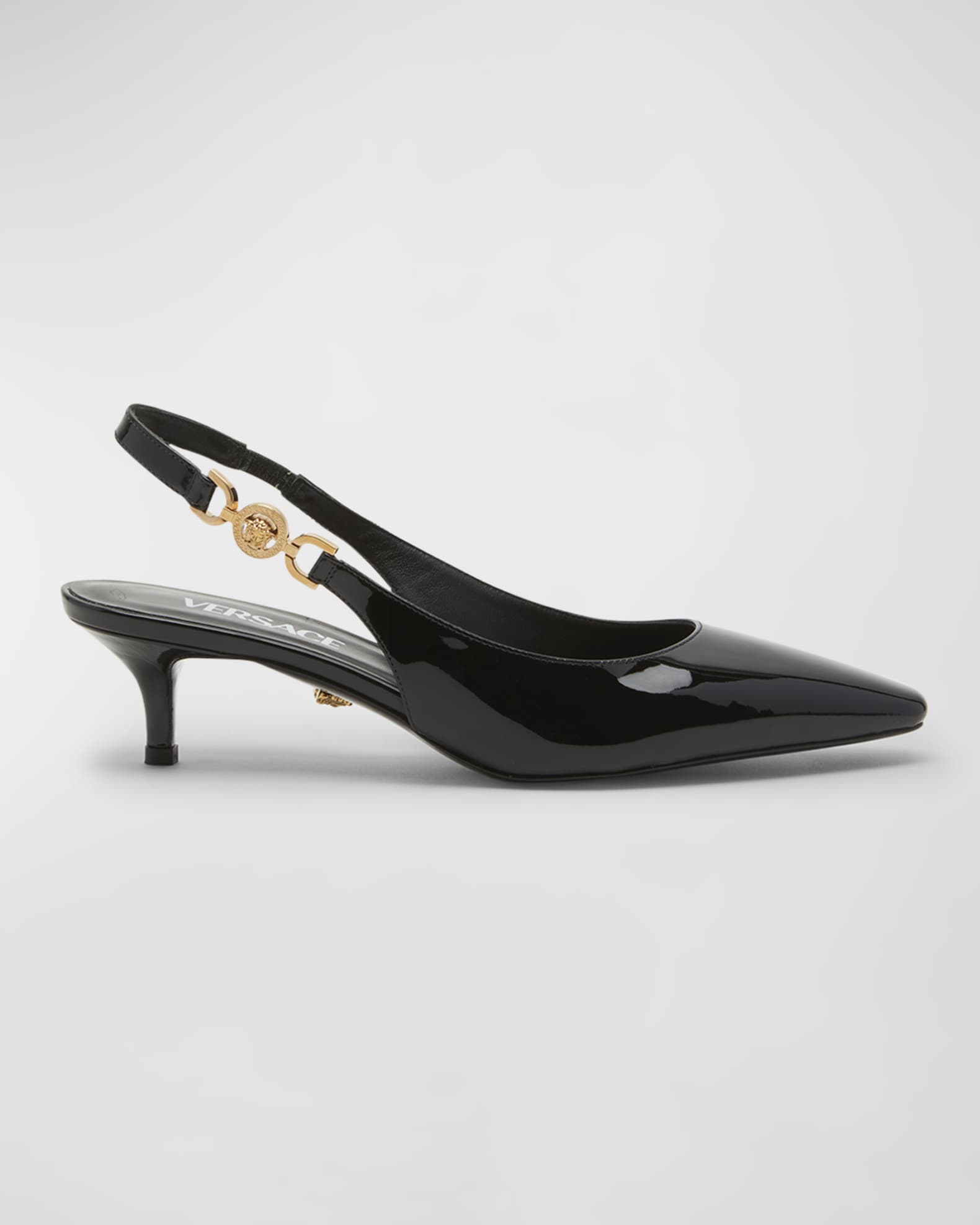 Versace kitten heels sales