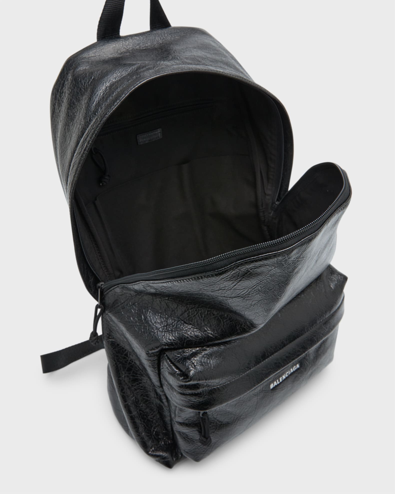 Balenciaga Men's Explorer Leather Backpack | Neiman Marcus