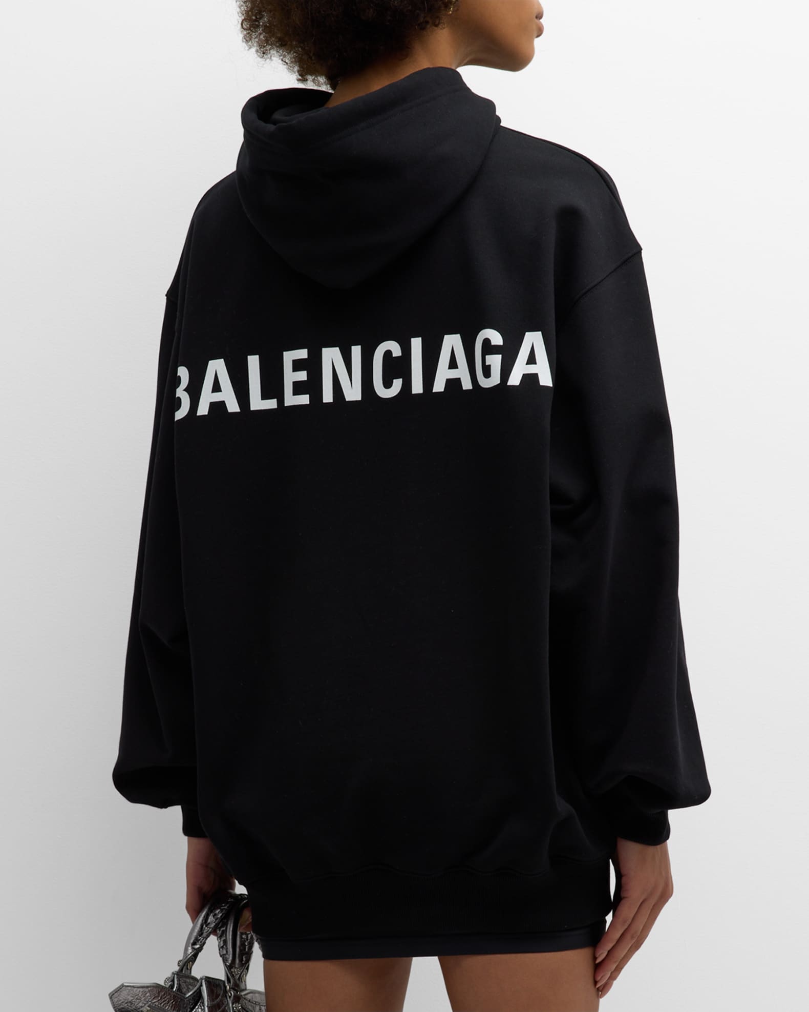 Balenciaga logo hoodie sweater on sale