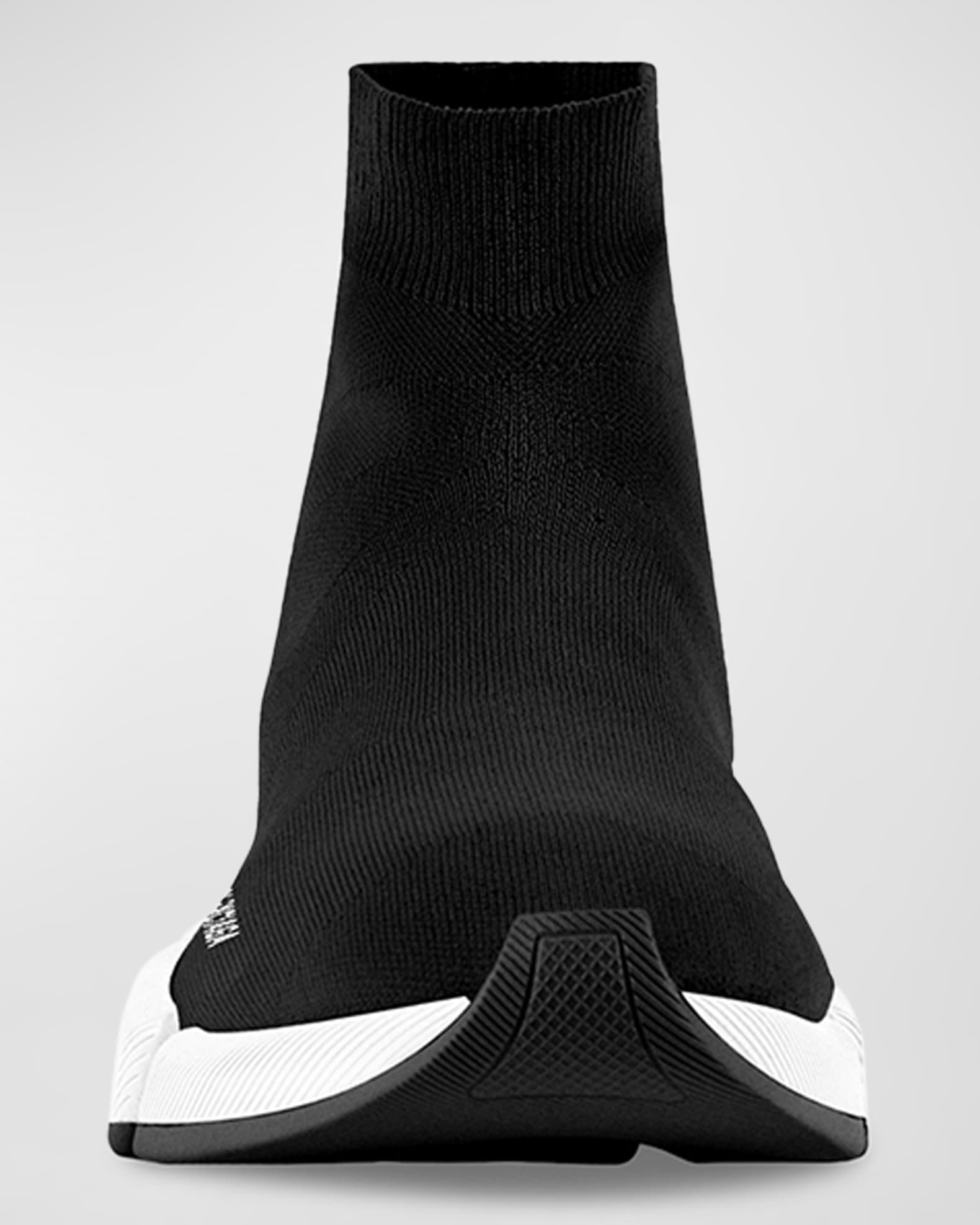 VIPSALE【BALENCIAGA】SPEED RECYCLED ニット スニーカー ホワイト の ウィメンズ Speed 2.0 Lace-Up リサイクルニット