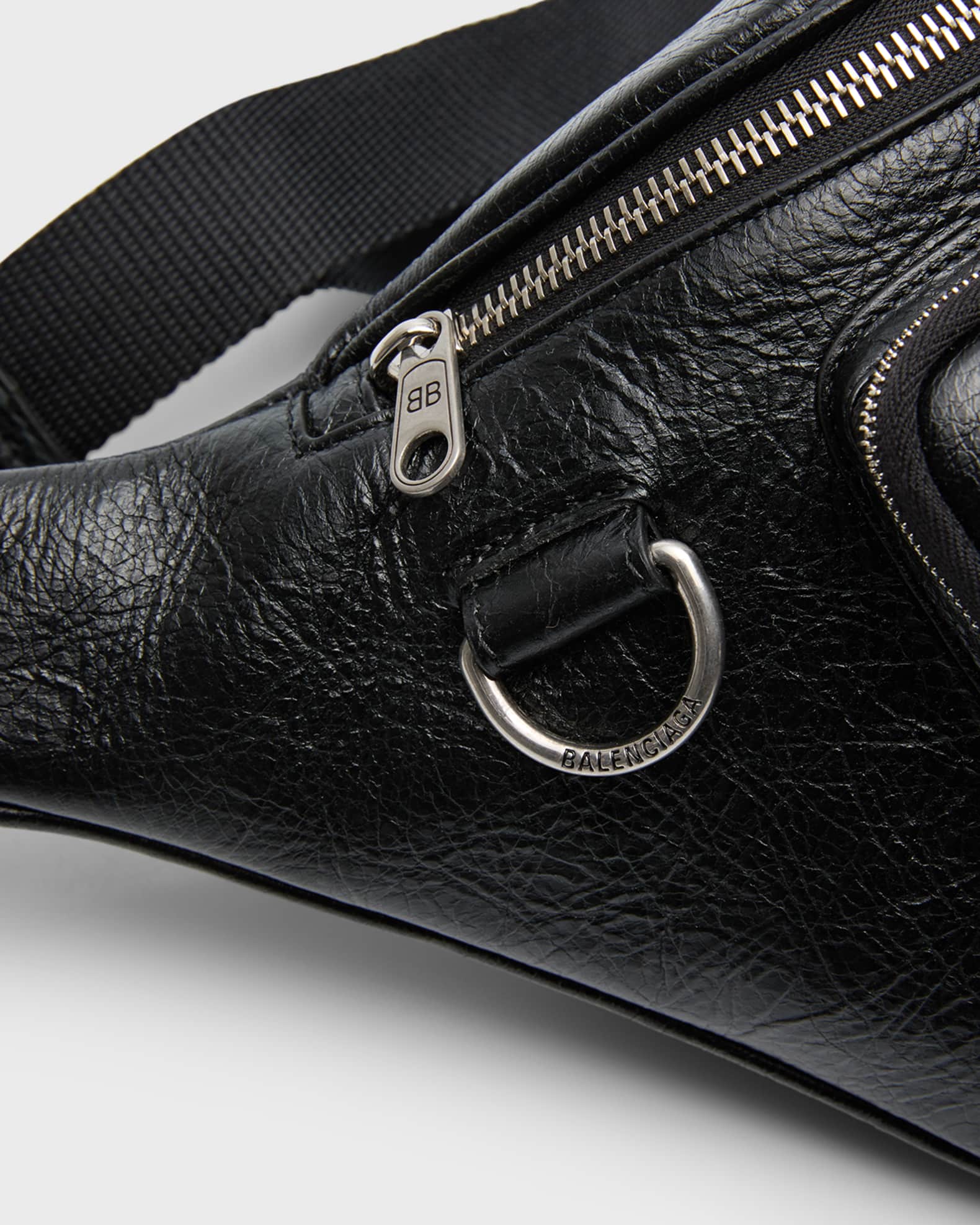 Balenciaga Men's Superbusy Leather Belt Bag Neiman Marcus