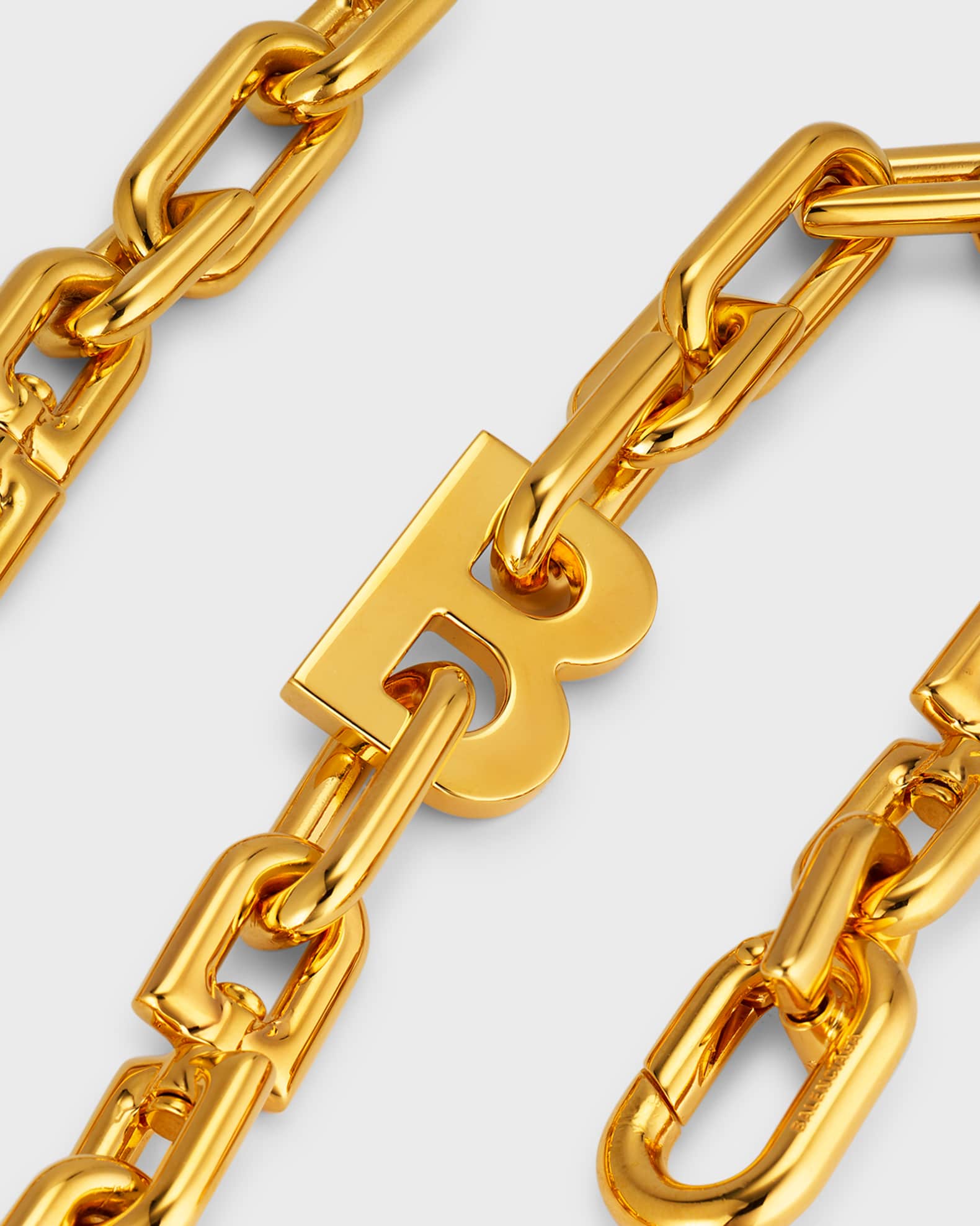 B Chain Thin Necklace