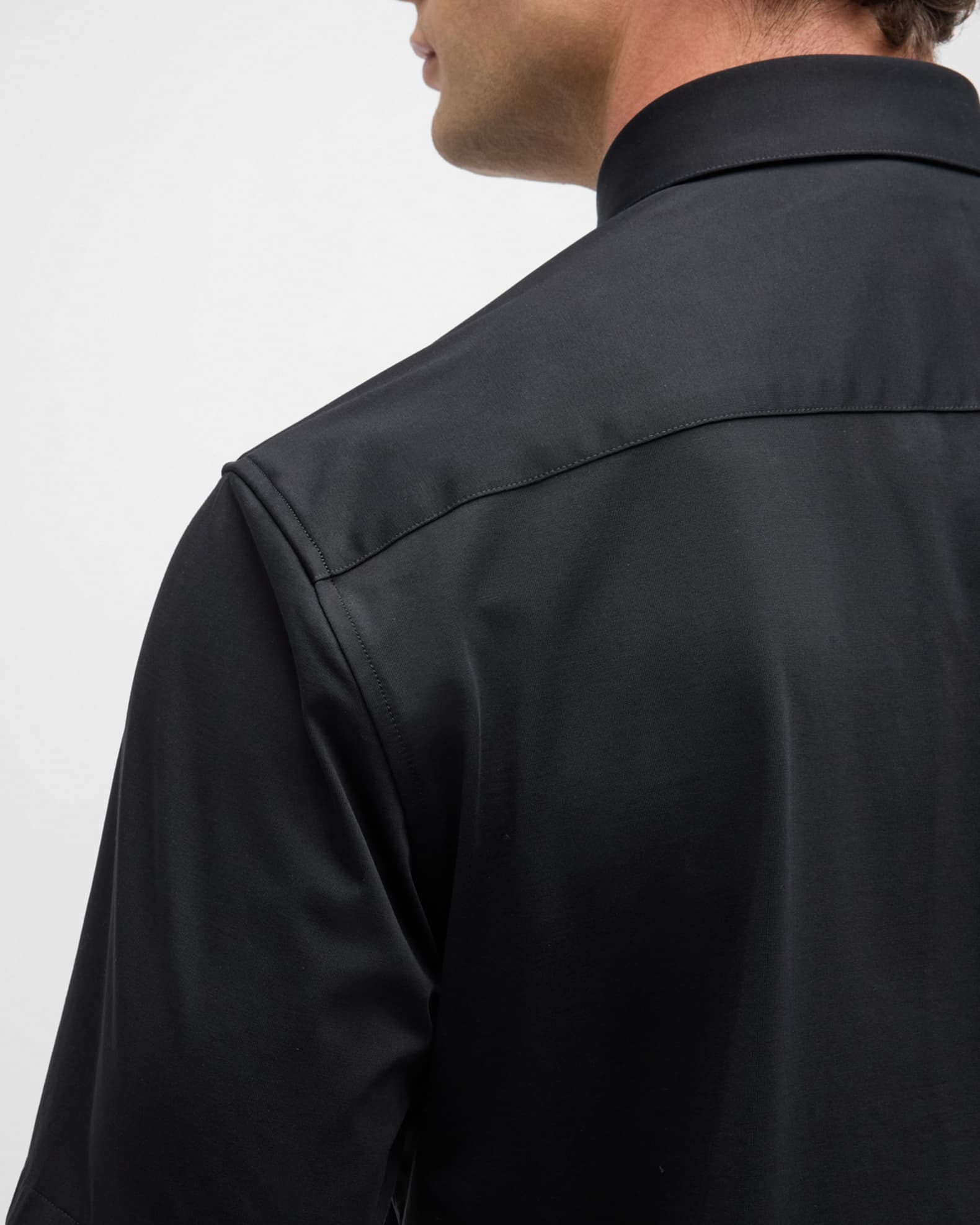 Men's Irving Short Sleeve Shirt in Structure Knit