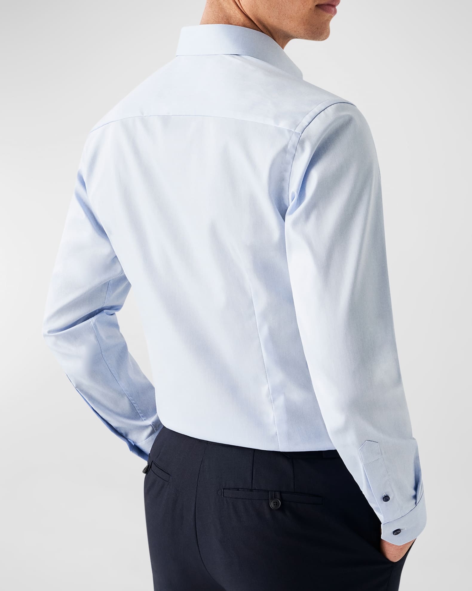 Eton Men's Slim Fit Textured Twill Dress Shirt Neiman Marcus