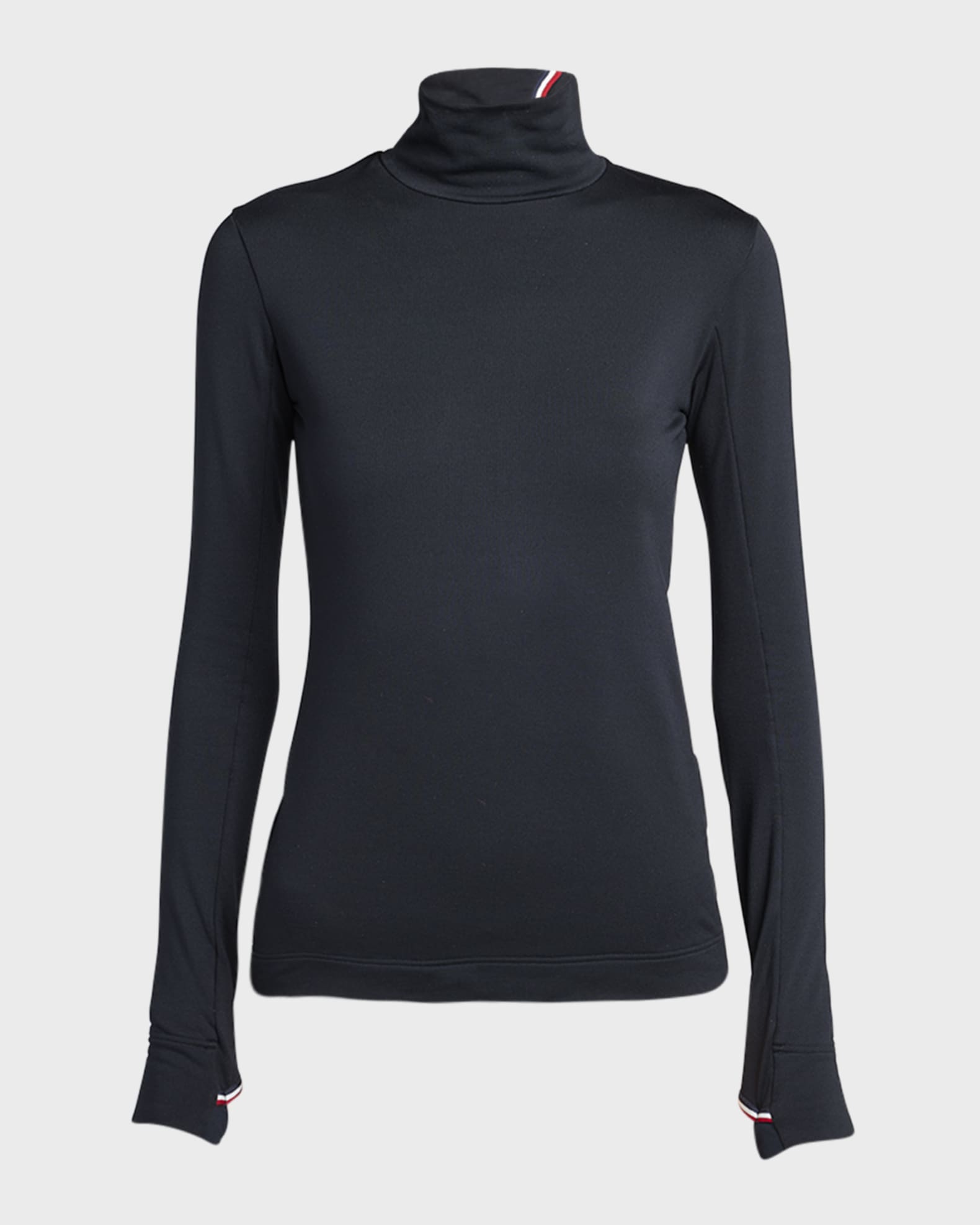 Prada stripe-detail silk tights - Grey