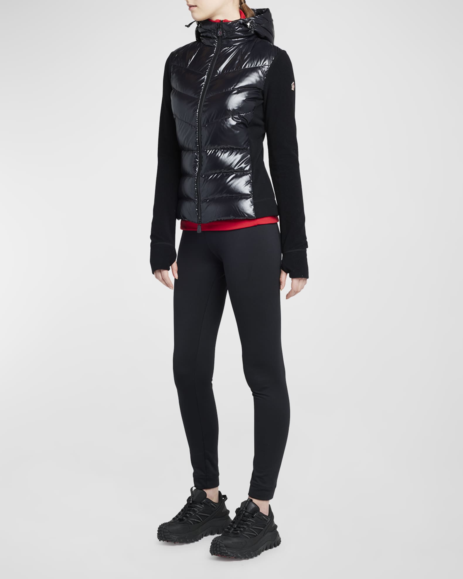 Puffer Zip-Up Cardigan 1
