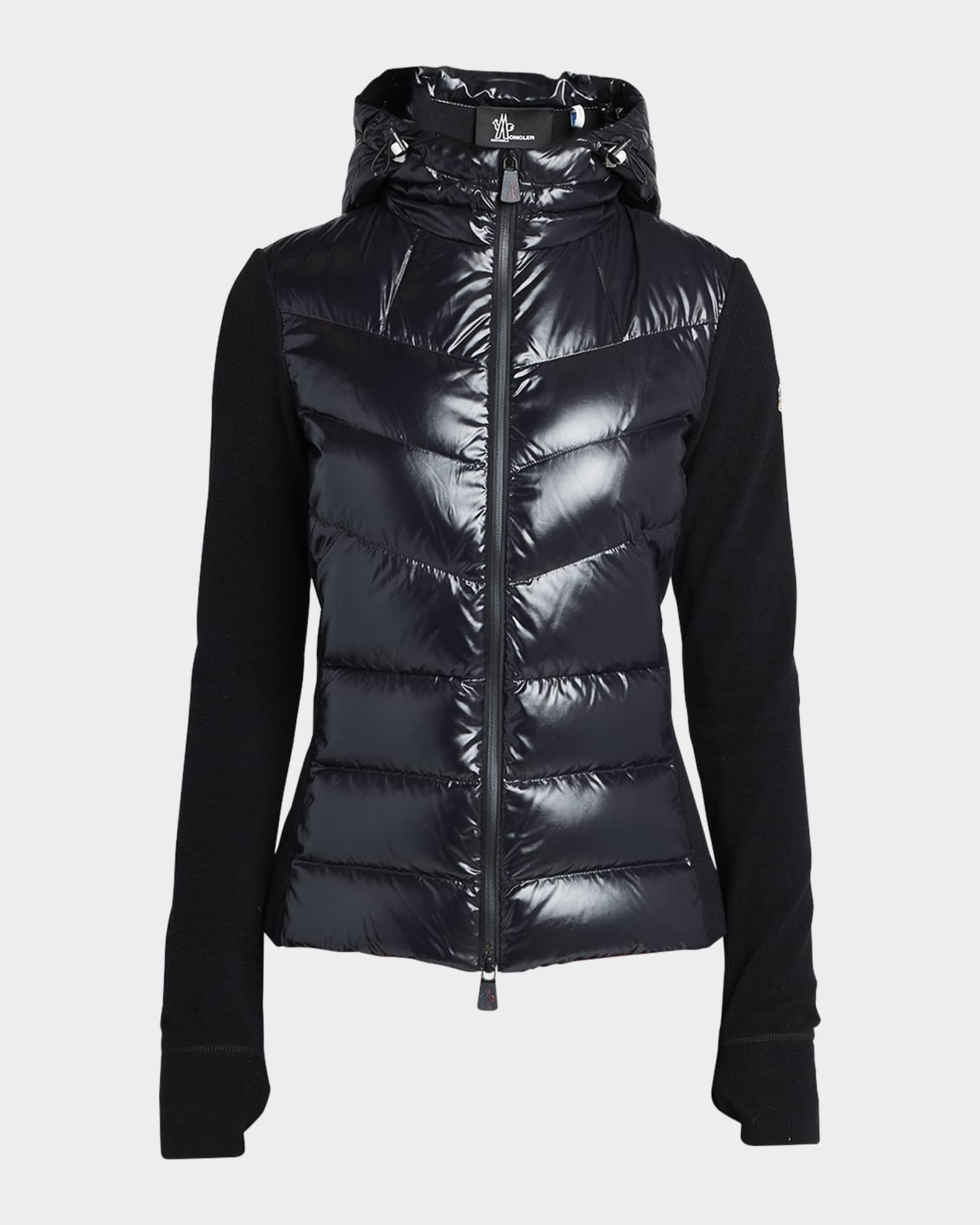 Puffer Zip-Up Cardigan 0