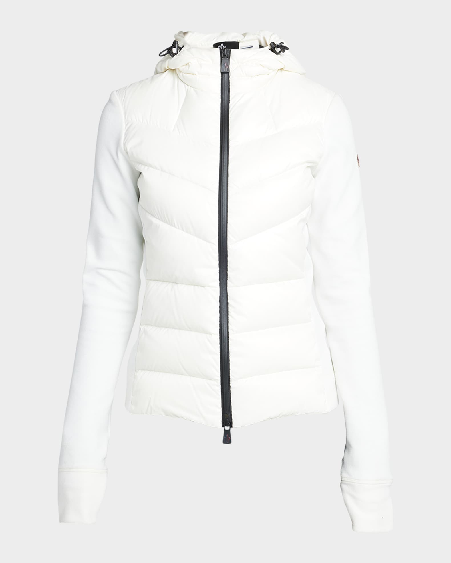 Puffer Zip-Up Cardigan 0