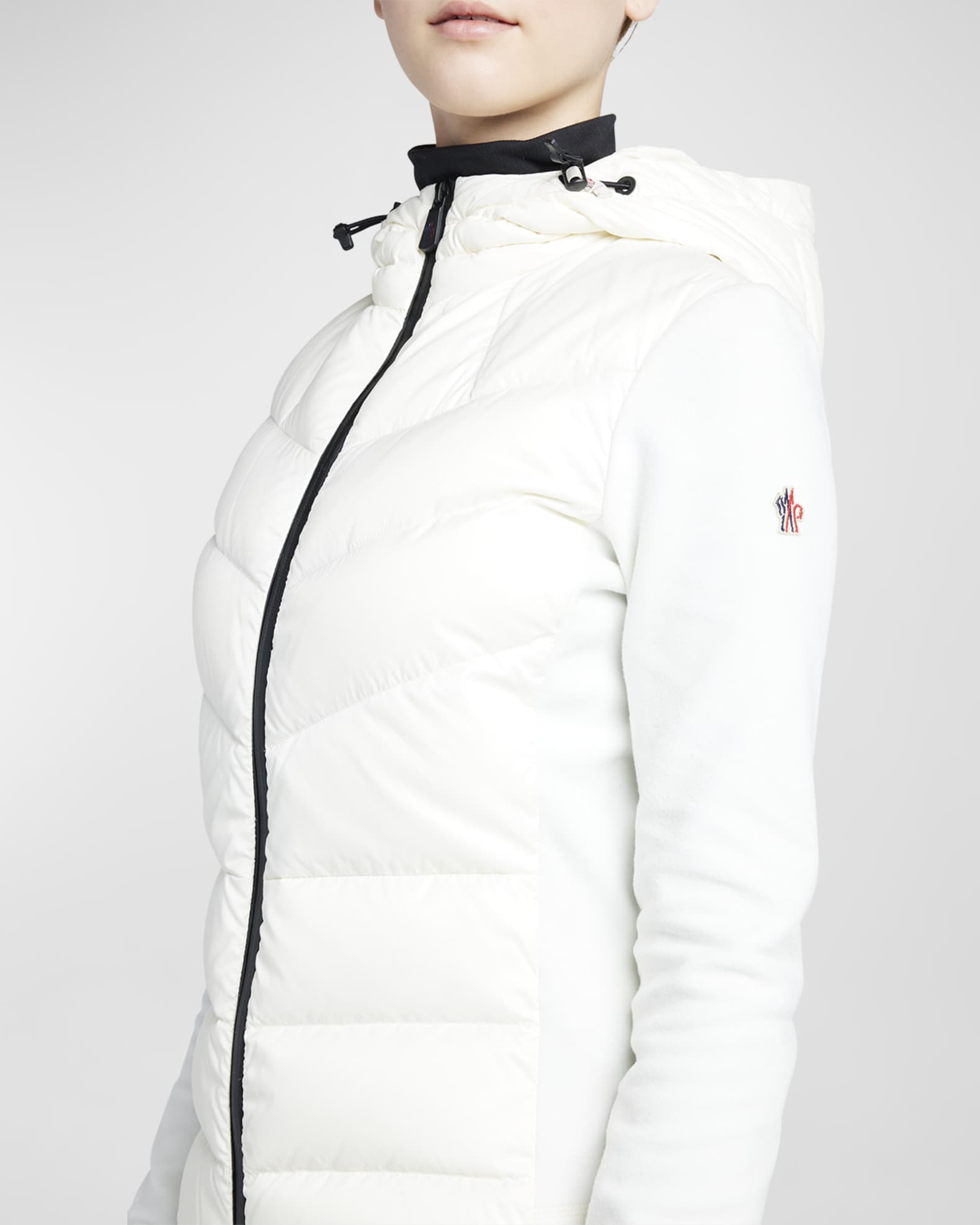 Moncler Grenoble Puffer Zip-Up Cardigan | Neiman Marcus