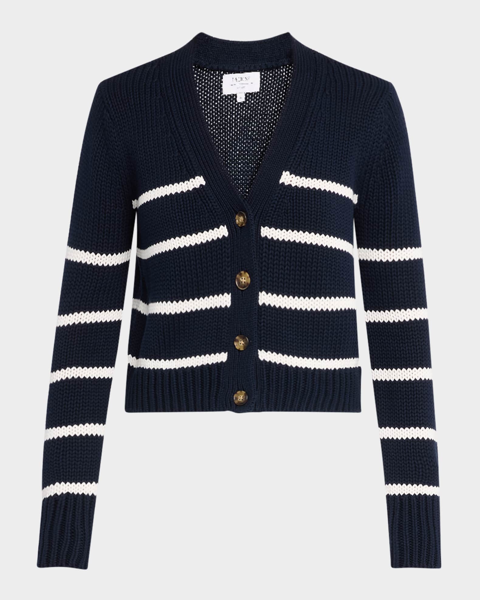 Mini Marina Striped Cardigan 0