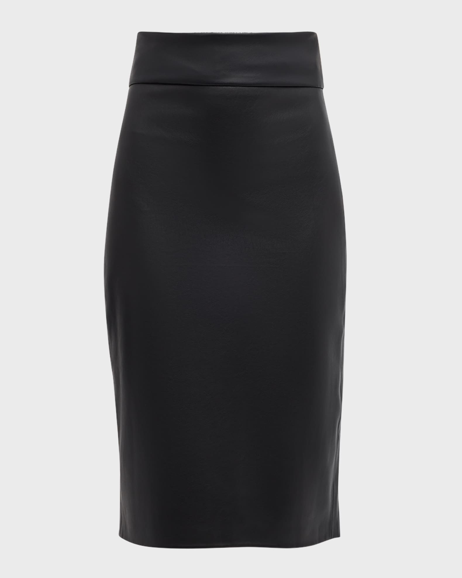 Enza Costa Soft Vegan Leather Pencil Skirt | Neiman Marcus