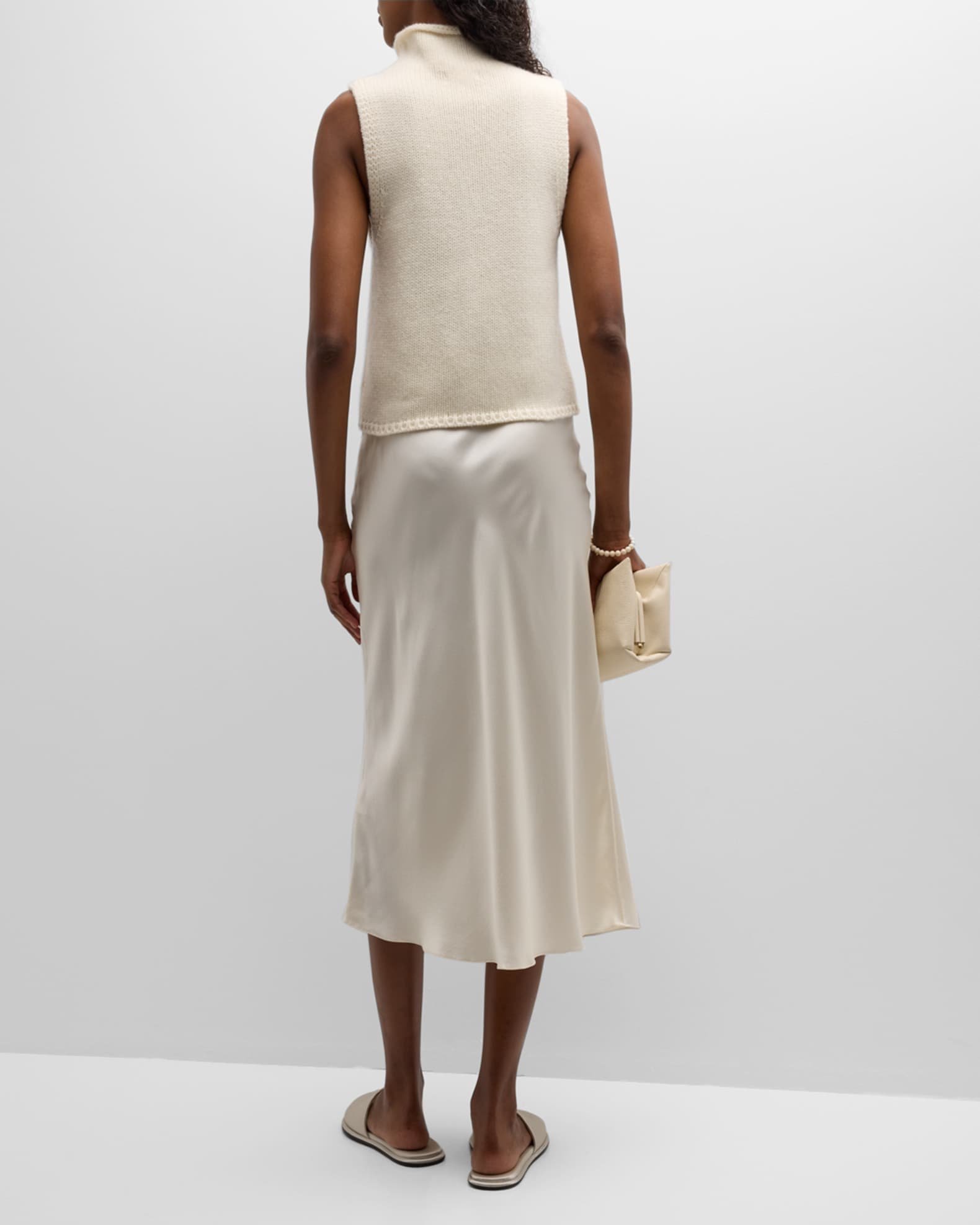 Sablyn Miranda Silk Midi Skirt | Neiman Marcus