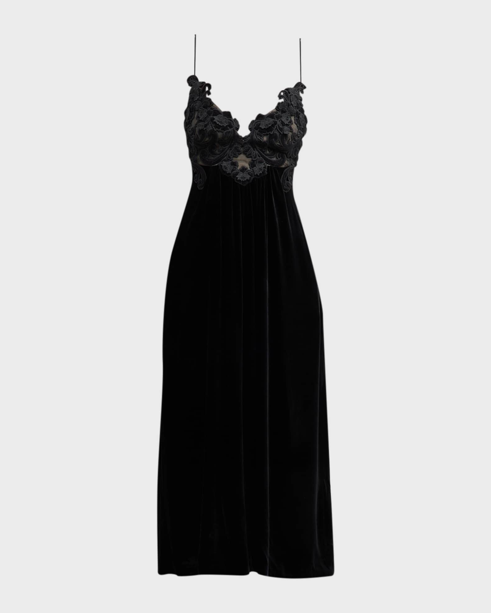 Zimmermann Sensory Velvet Slip Dress Neiman Marcus