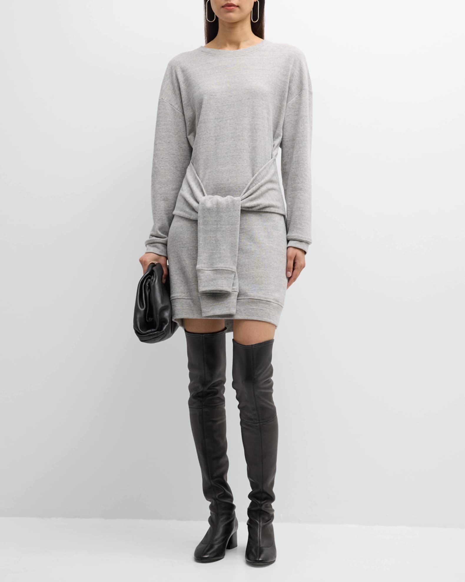 Topshop sweatshirt dress best sale