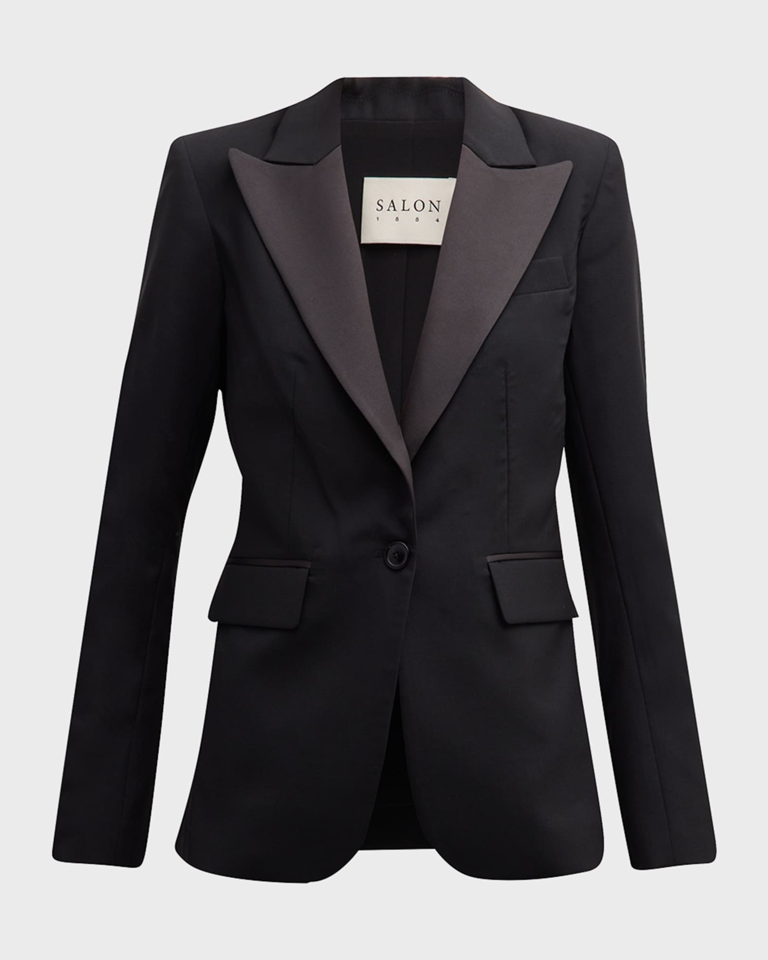 Salon 1884 Martine Single-Breasted Tuxedo Jacket