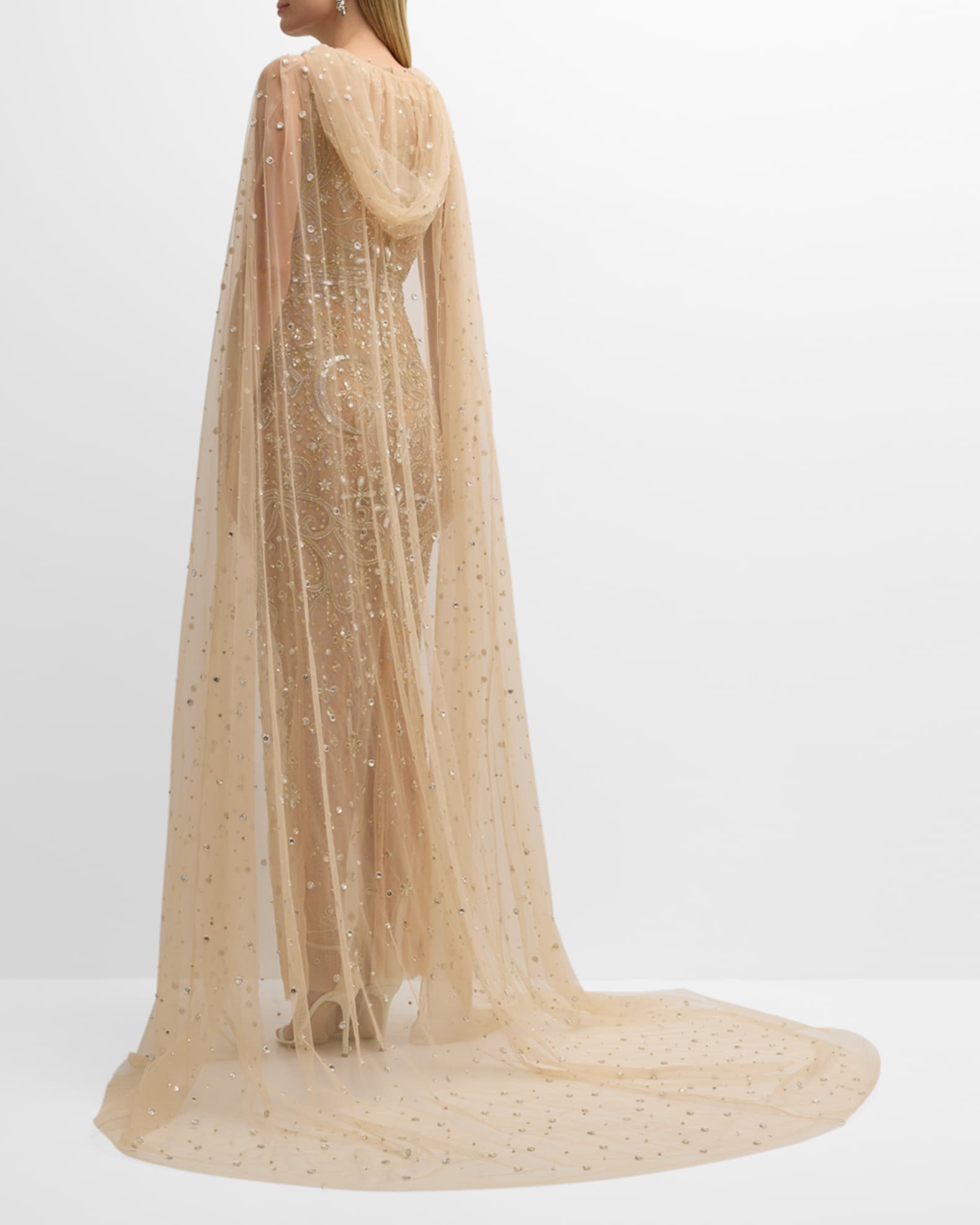 Sheer Crystal Embroidered Collection Neiman Marcus
