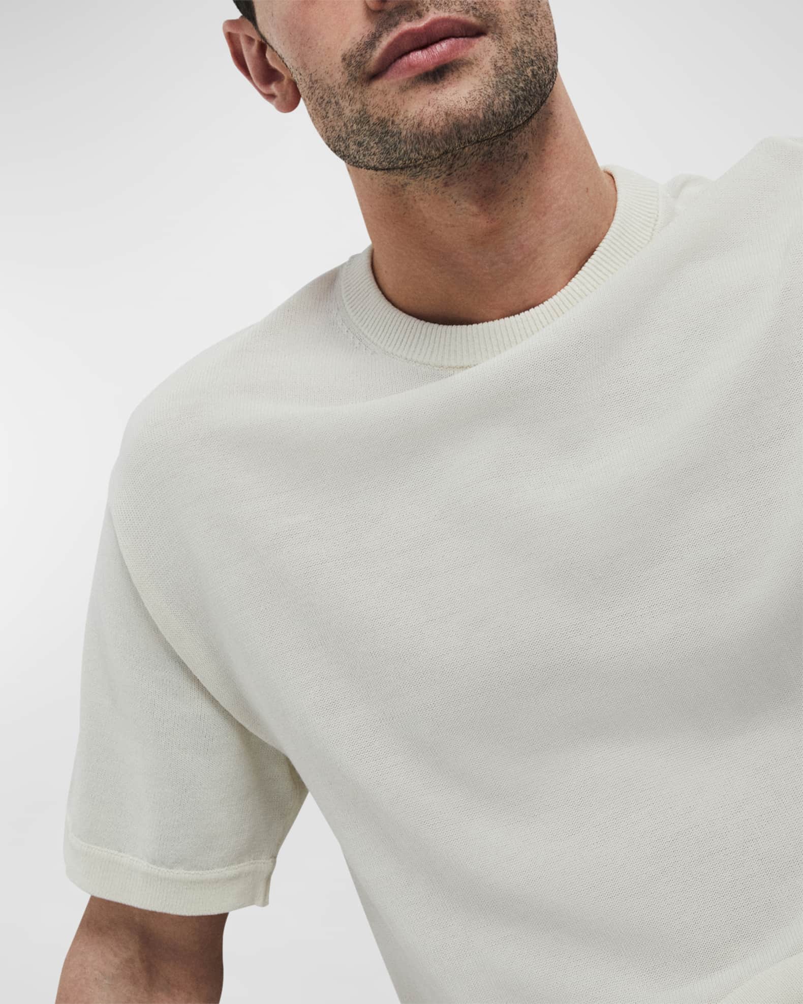Rag & Bone Men's Nolan Corded Cotton T-Shirt | Neiman Marcus