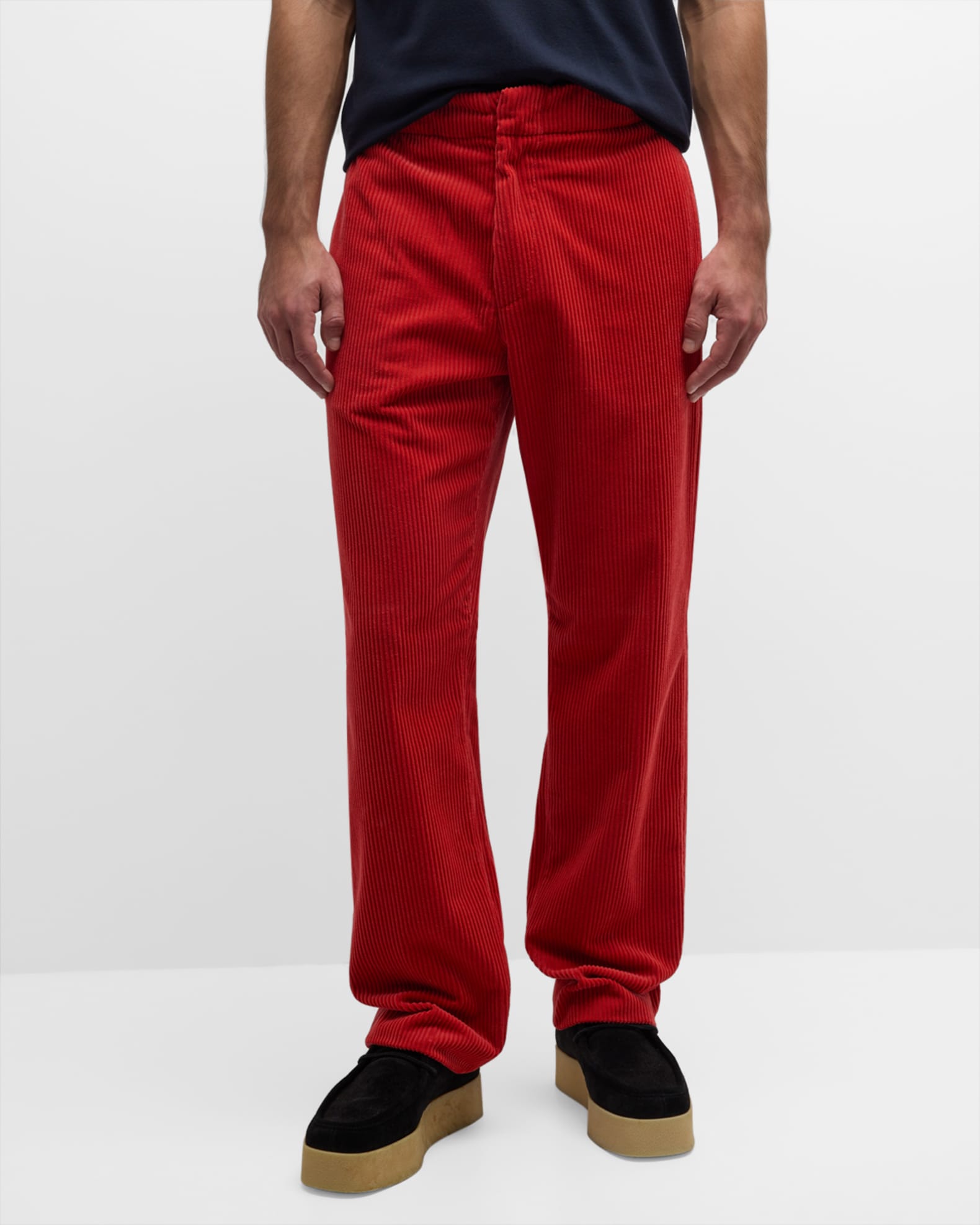 Mens Red Corduroy Pants