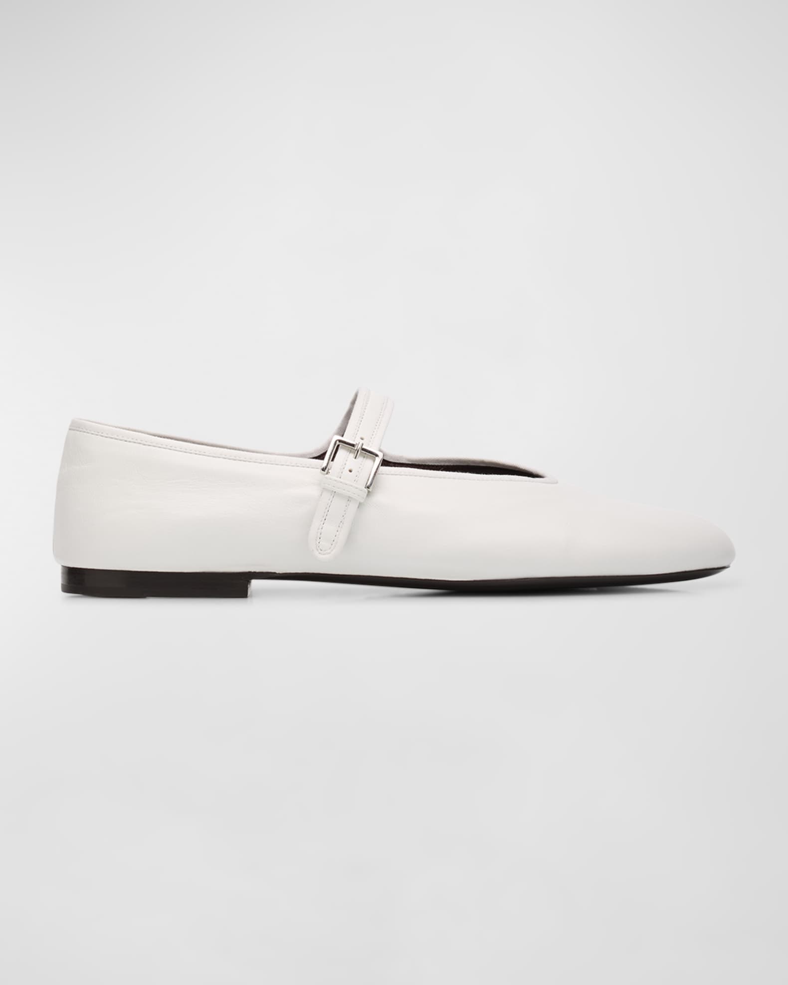 Boheme Leather Mary Jane Ballerina Flats 0