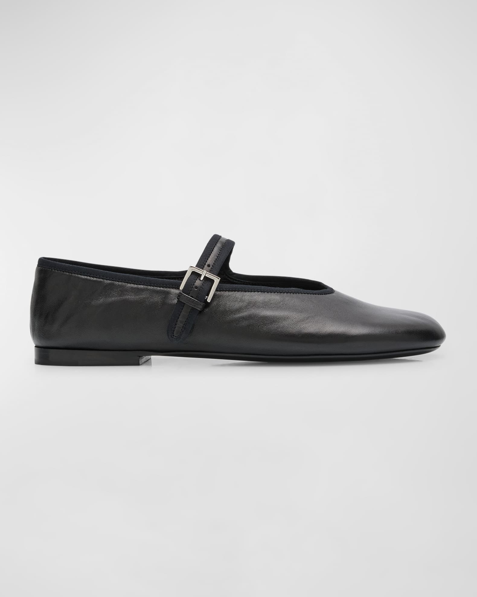 THE ROW Boheme Leather Mary Jane Ballerina Flats Neiman Marcus