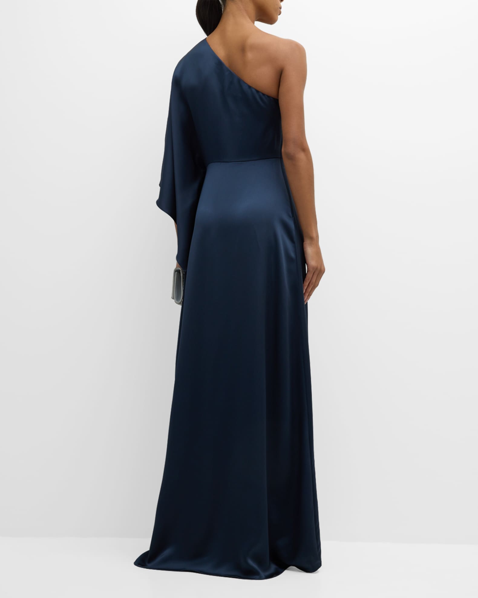 One shoulder kimono dress online