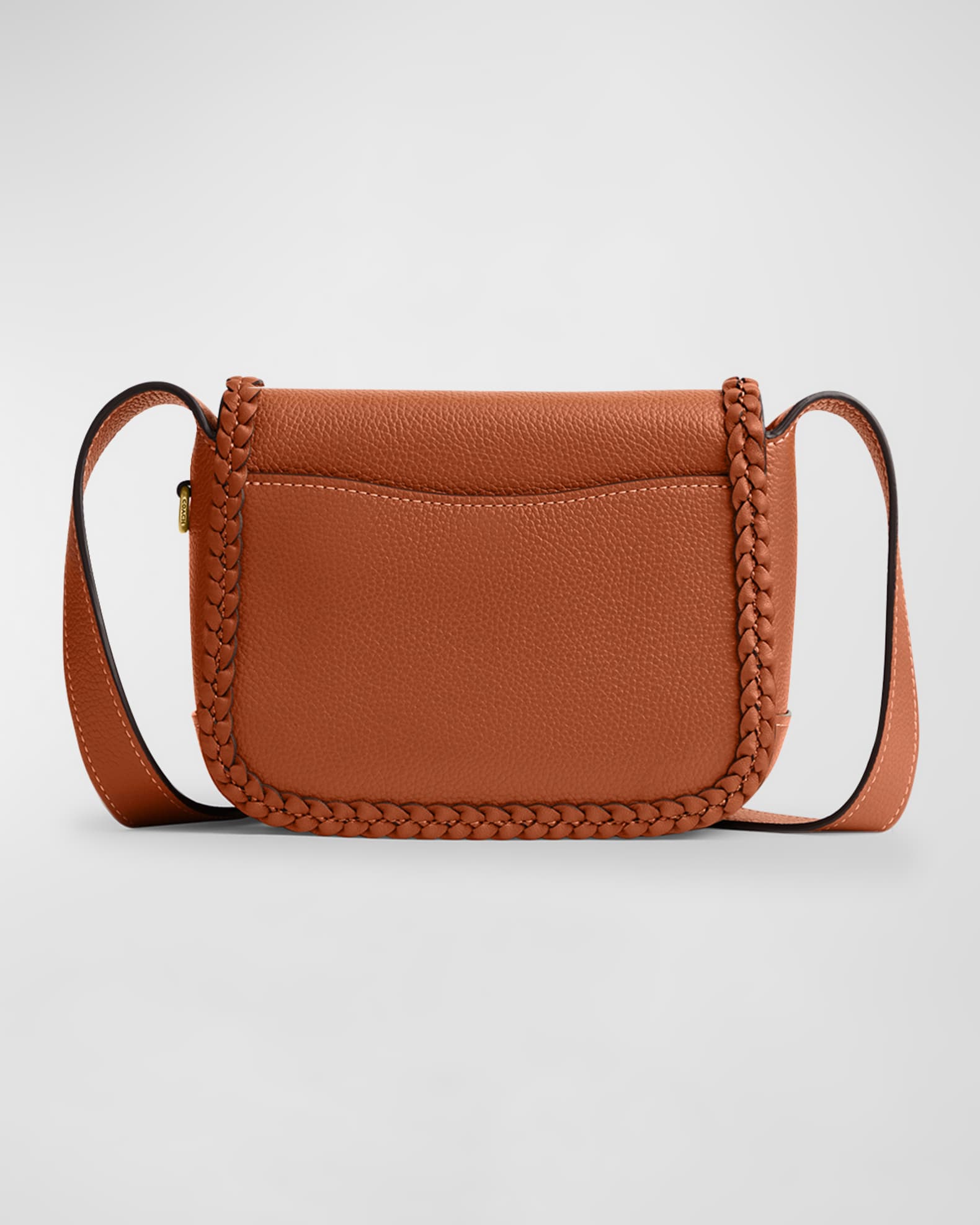 Coach Tabby 19 Braided Leather Messenger Bag Neiman Marcus