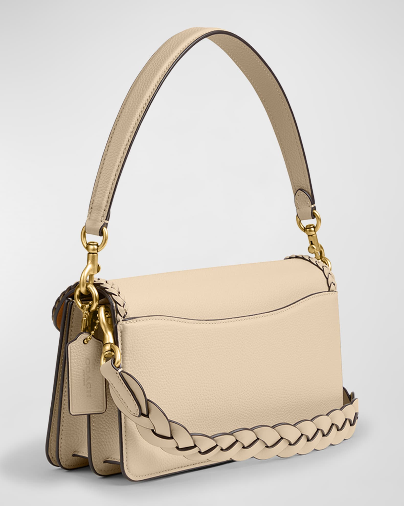 Coach Tabby 26 Braided Leather Shoulder Bag Neiman Marcus