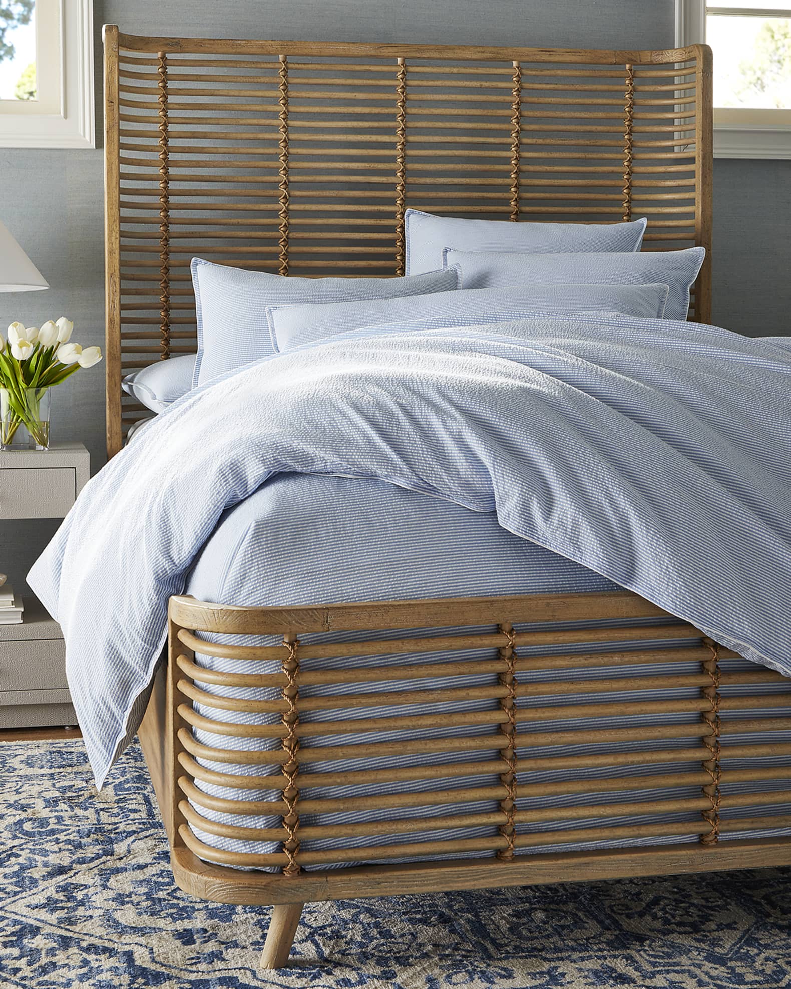 Hooker Furniture Surfrider King Rattan Bed, King | Neiman Marcus