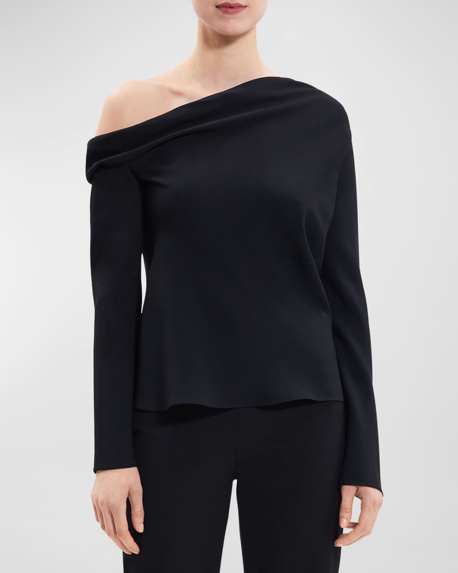 Theory Off The Shoulder Top Neiman Marcus