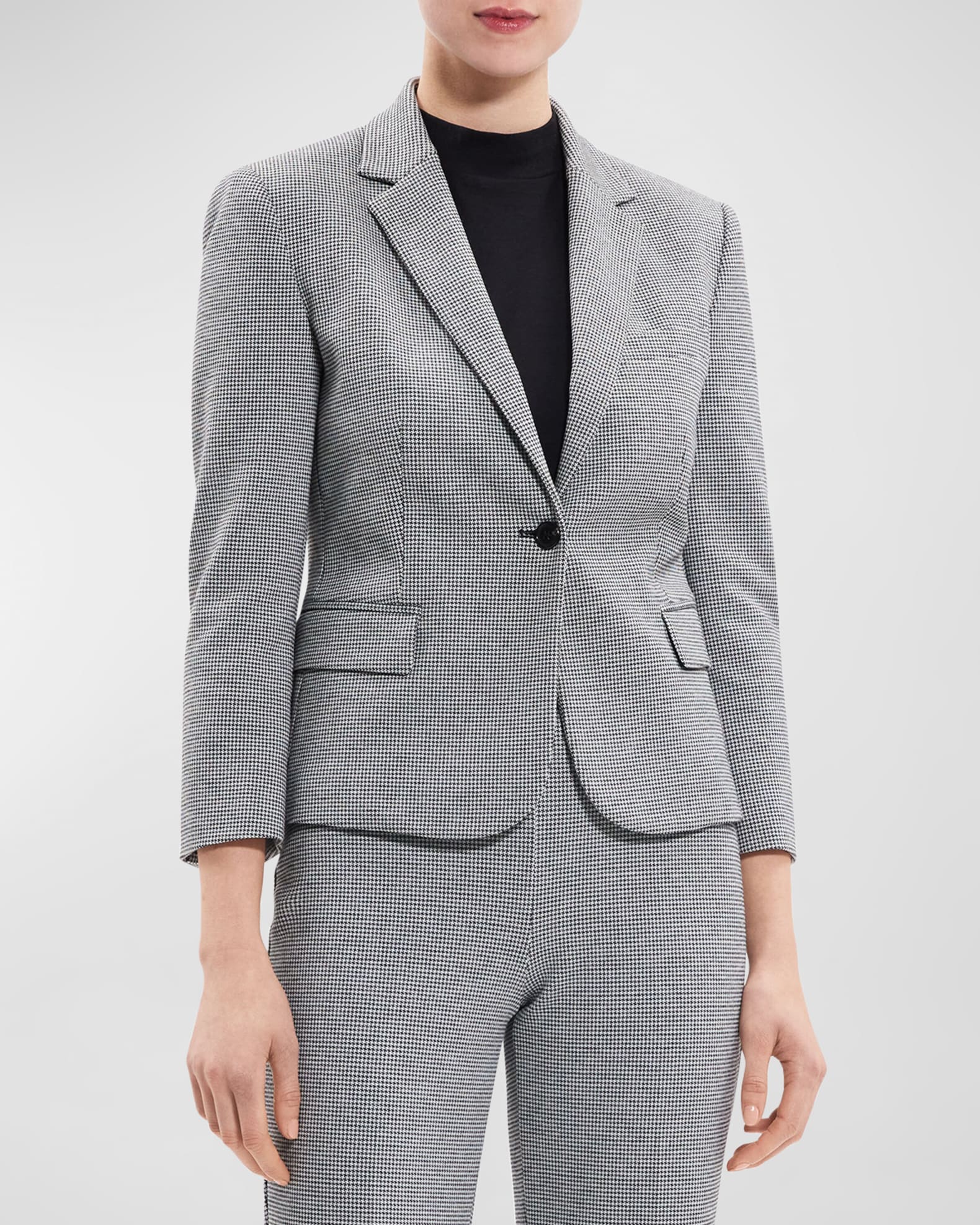 Theory cheap houndstooth blazer